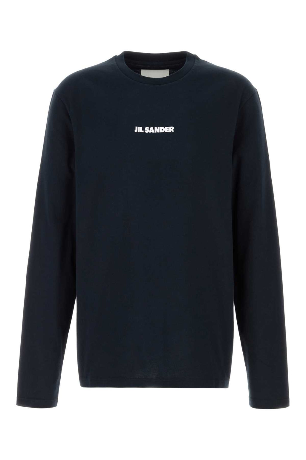 JIL SANDER LOGO T-SHIRT CN LS For Men Exterior: 100% Cotton