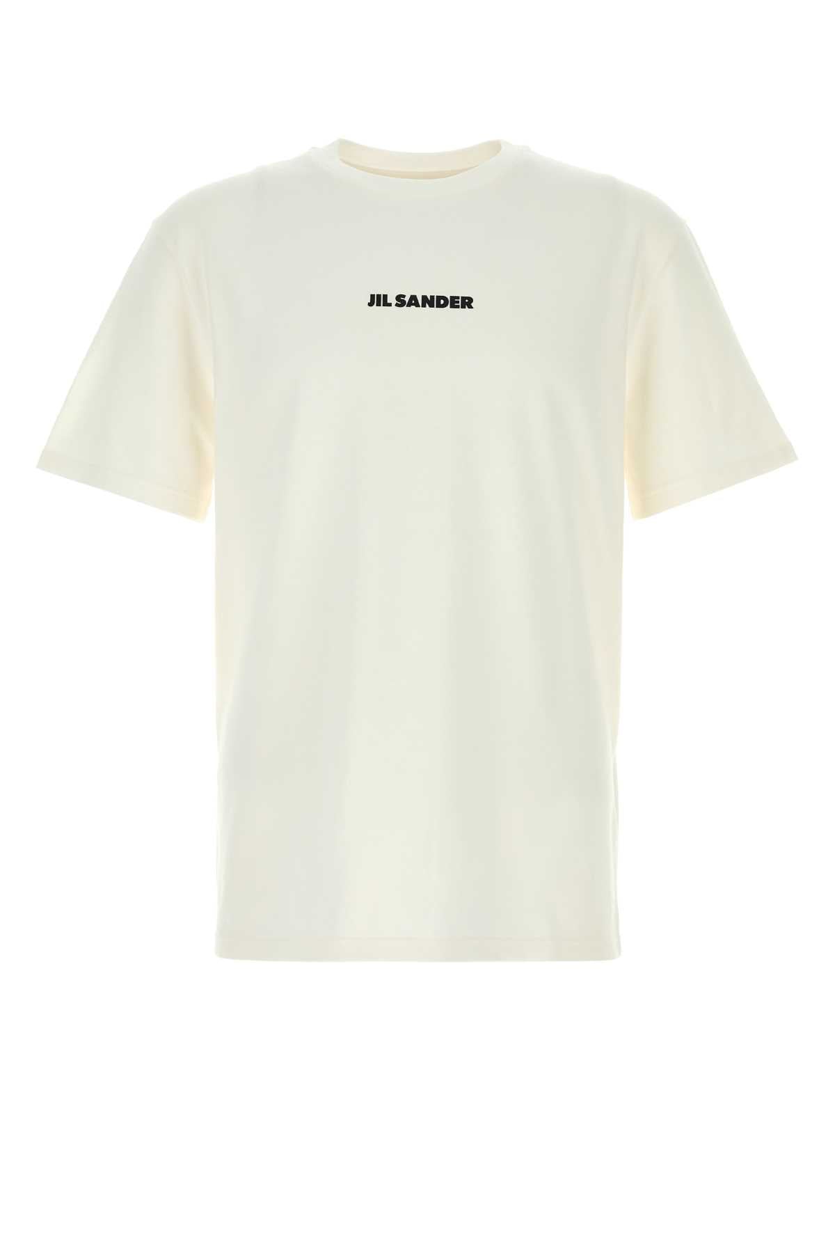 JIL SANDER LOGO T-SHIRT CN SS For Men Exterior: 100% Cotton