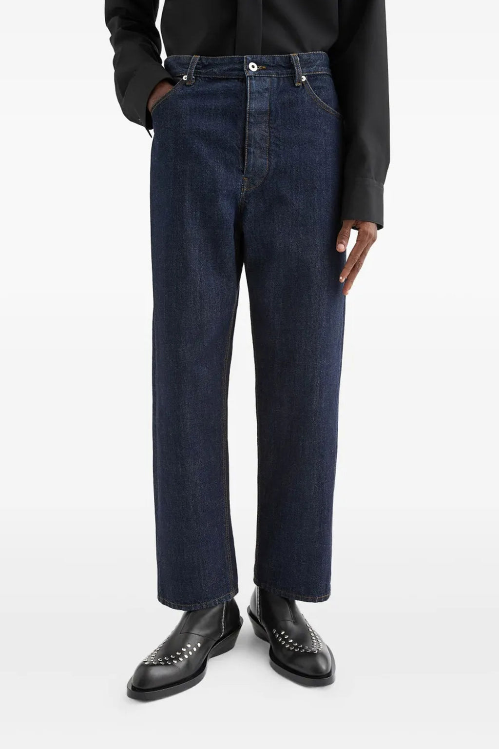 JIL SANDER Jean cotton diagonal For Men 100% cotton