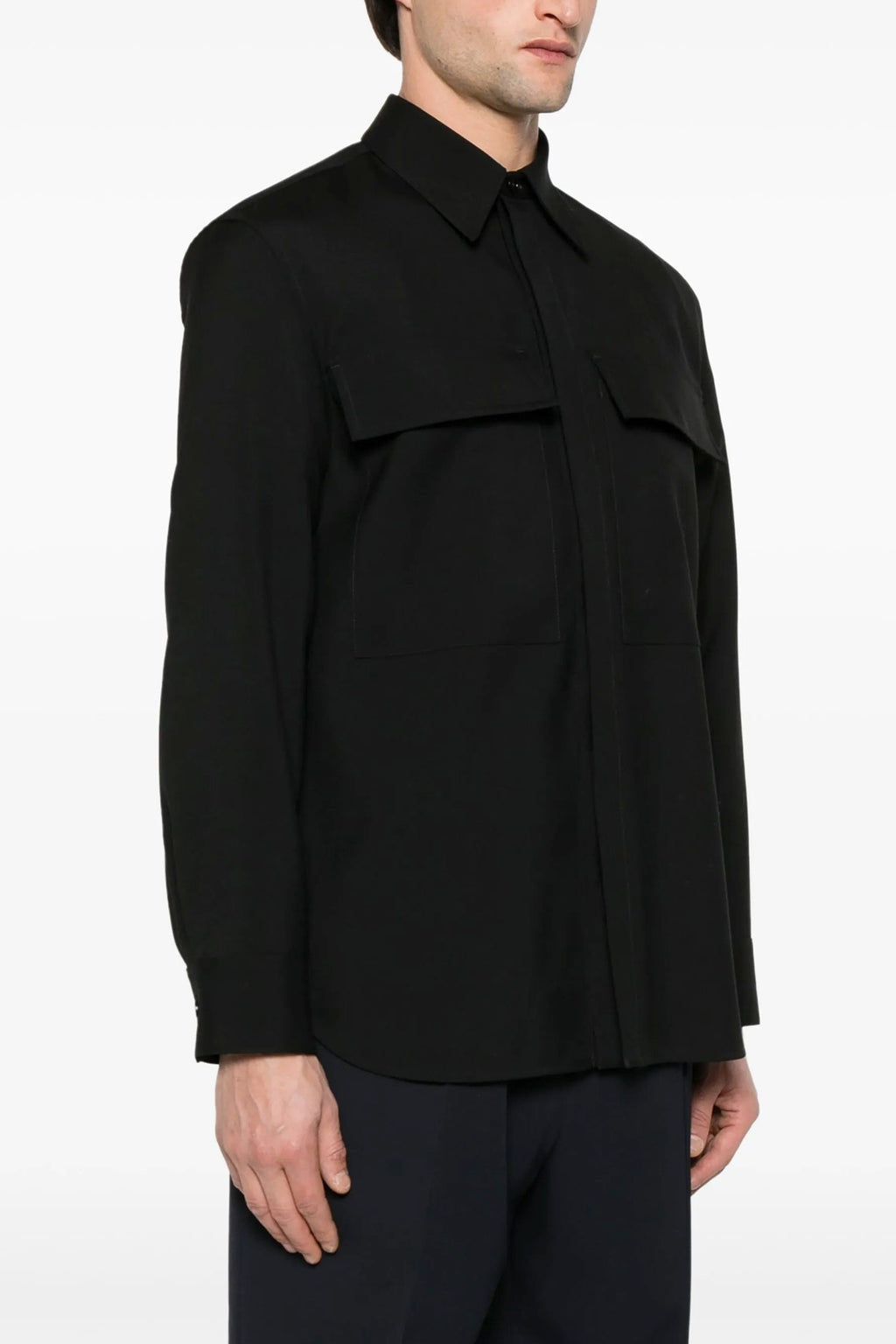 JIL SANDER '08' shirt For Men 100% wool