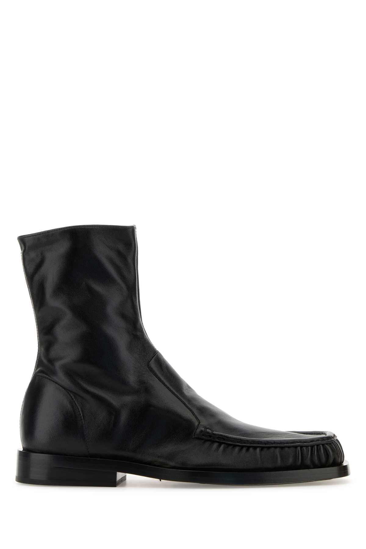 JIL SANDER ANKLE BOOT For Men Tomaia: 100% Pelle Ovina - Fodera: 100% Pelle Caprina - Interno: 100% Pelle Bovina - Suola: 100% Pelle Bovina - Contrasto: 100% Gomma