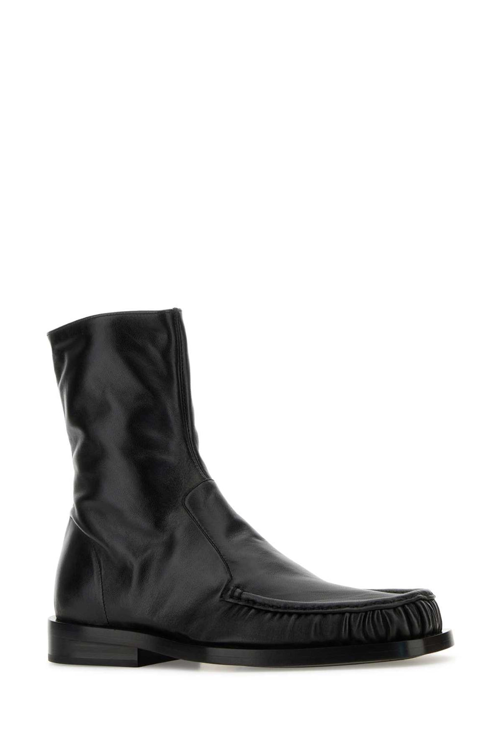 JIL SANDER ANKLE BOOT For Men Tomaia: 100% Pelle Ovina - Fodera: 100% Pelle Caprina - Interno: 100% Pelle Bovina - Suola: 100% Pelle Bovina - Contrasto: 100% Gomma