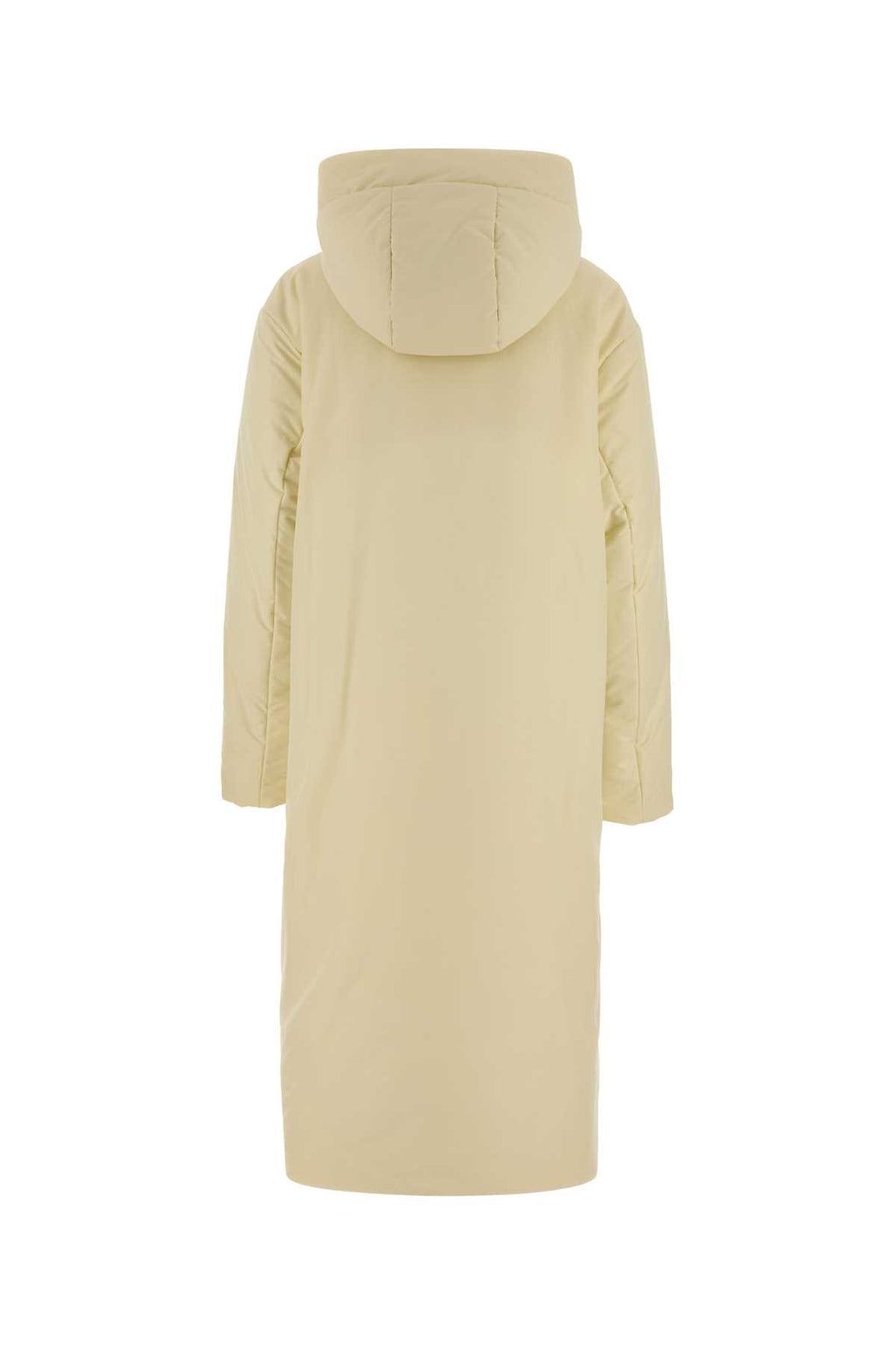 JIL SANDER DOWN COAT 180 For Women Tessuto Primario: 100% Poliestere - Imbottitura: 100% Poliestere - Fodera Tasche: 100% Cotone - Fodera: 100% Poliestere - Imbottitura: 85% Piumino Di Oca 15% Piuma Di Oca - Applicazione: 100% Pelle Bo