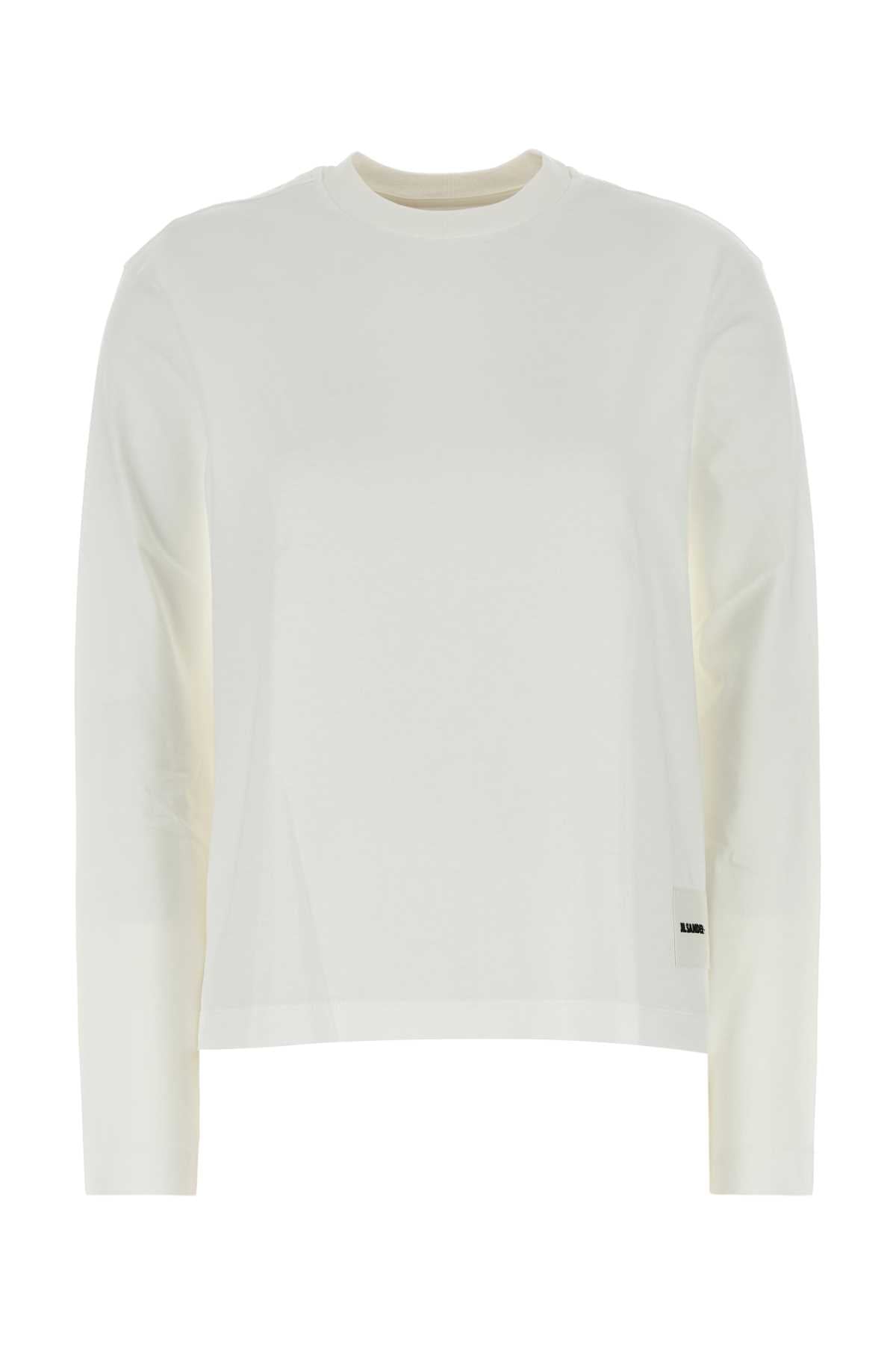 JIL SANDER T-SHIRTS For Women Tessuto Primario: 100% Cotone