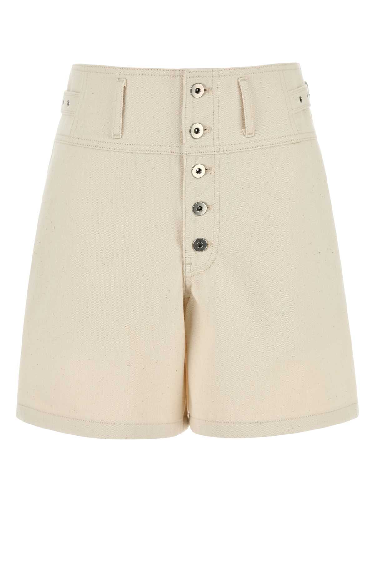 JIL SANDER DENIM TROUSER 75 SHORT For Women Exterior: 100% Cotton