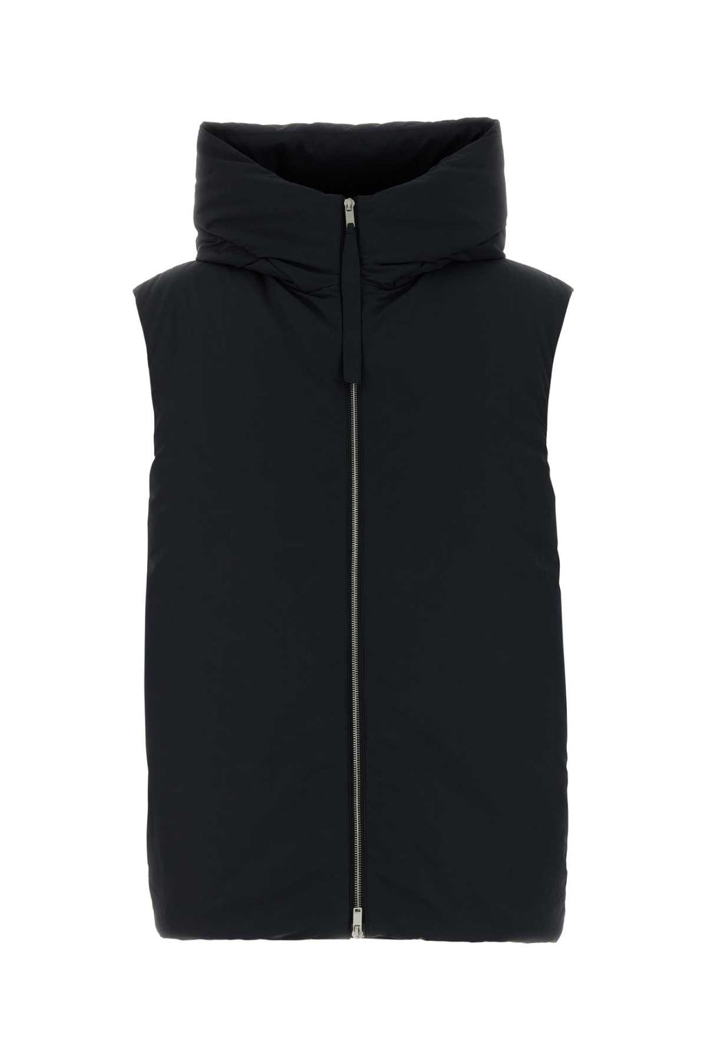JIL SANDER DOWN VEST 160 For Men Tessuto Primario: 100% Poliestere - Fodera: 100% Poliestere - Fodera Tasche: 100% Cotone - Imbottitura: 85% Piumino Di Oca 15% Piuma Di Oca - Applicazione: 100% Pelle Bovina