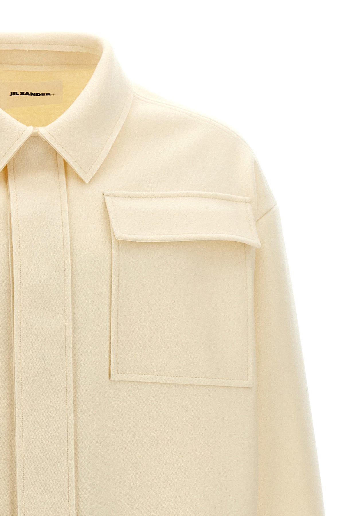 JIL SANDER Cloth shirt For Men 80% wool, 20% polyamide