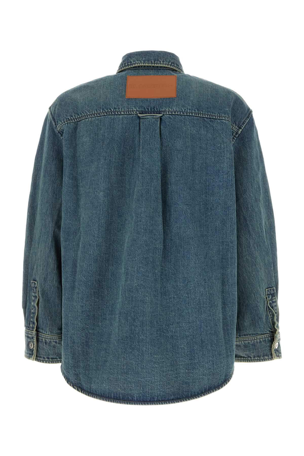JIL SANDER DENIM SHIRT 159 For Men Tessuto Primario: 100% Cotone - Fodera: 100% Cotone - Applicazione: 100% Pelle Bovina