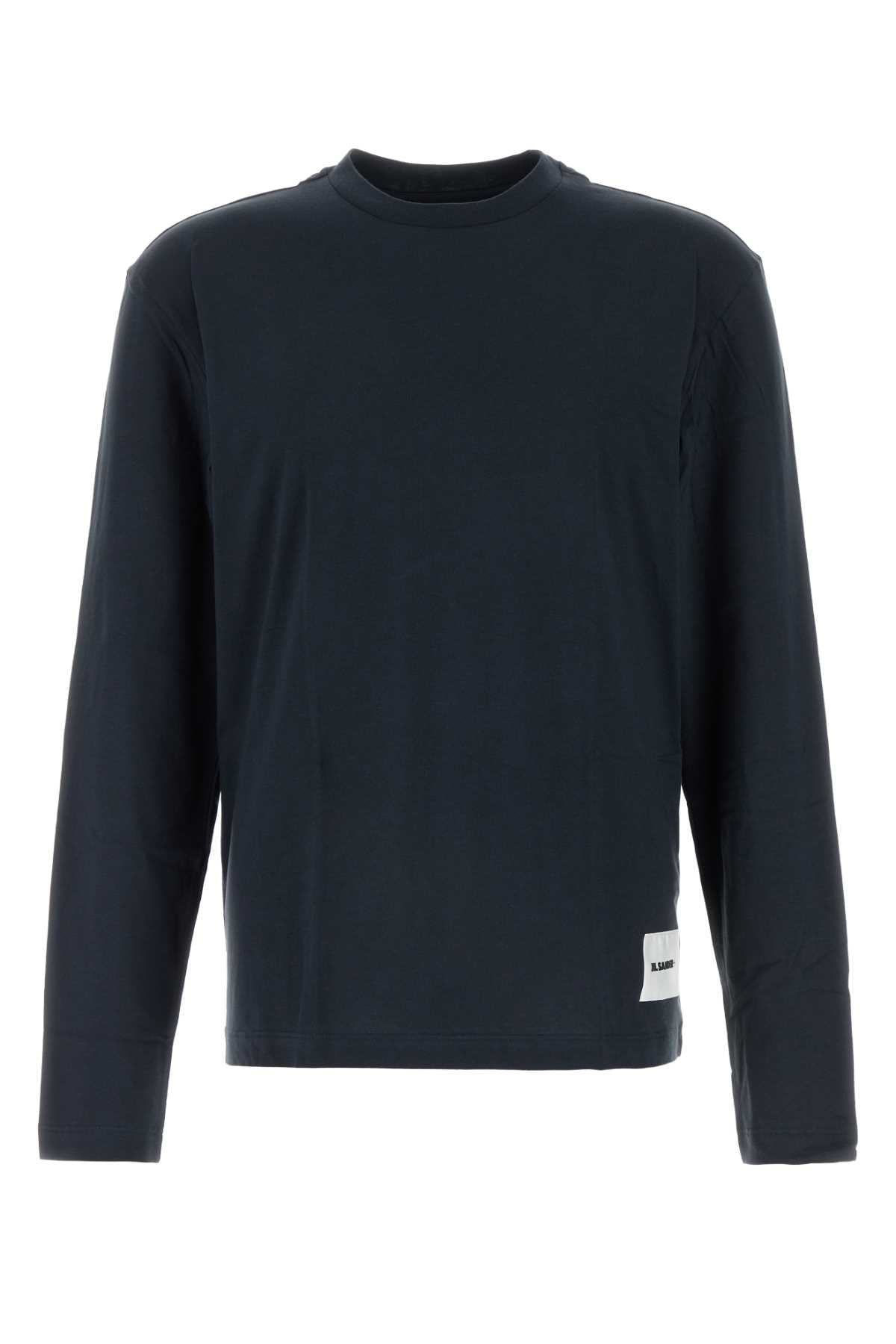 JIL SANDER T-SHIRT LS 3 PACK For Men Tessuto Primario: 100% Cotone