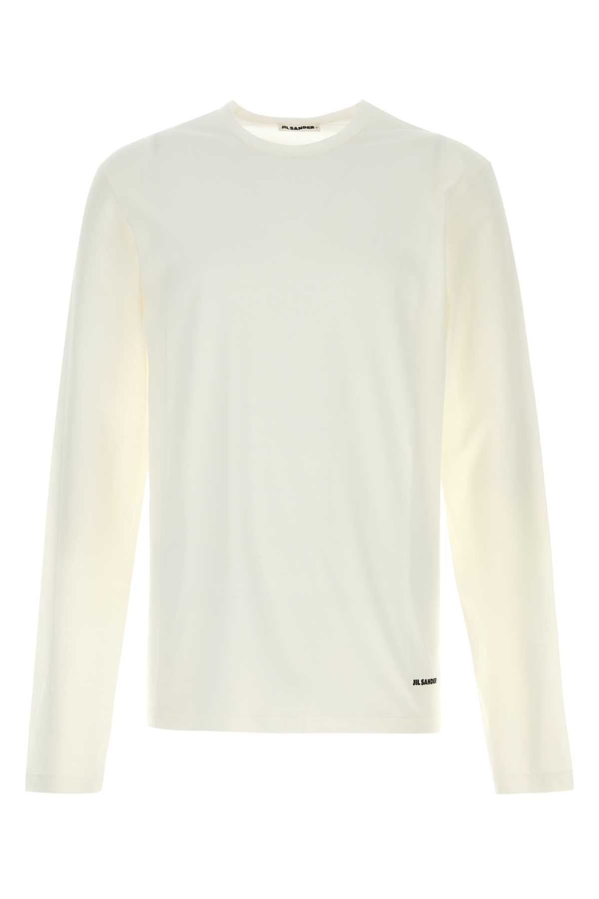 JIL SANDER T-SHIRT CN LS For Men Tessuto Primario: 100% Cotone