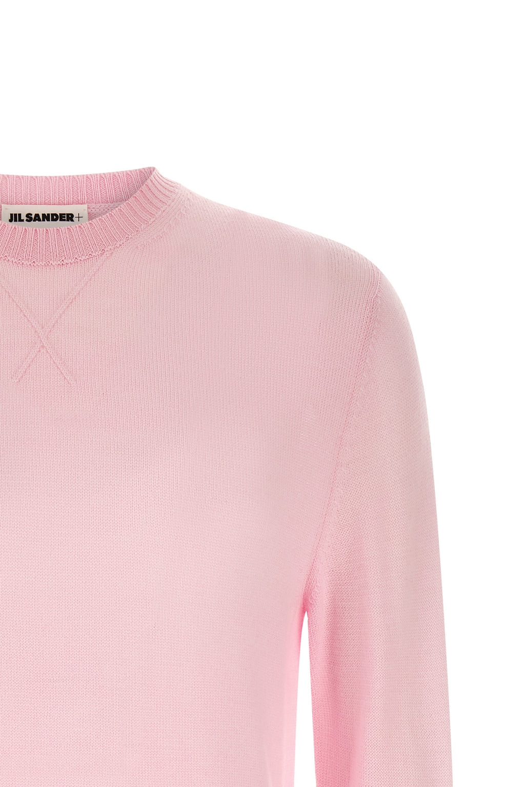 JIL SANDER Logo embroidery sweater For Men 100% virgin wool