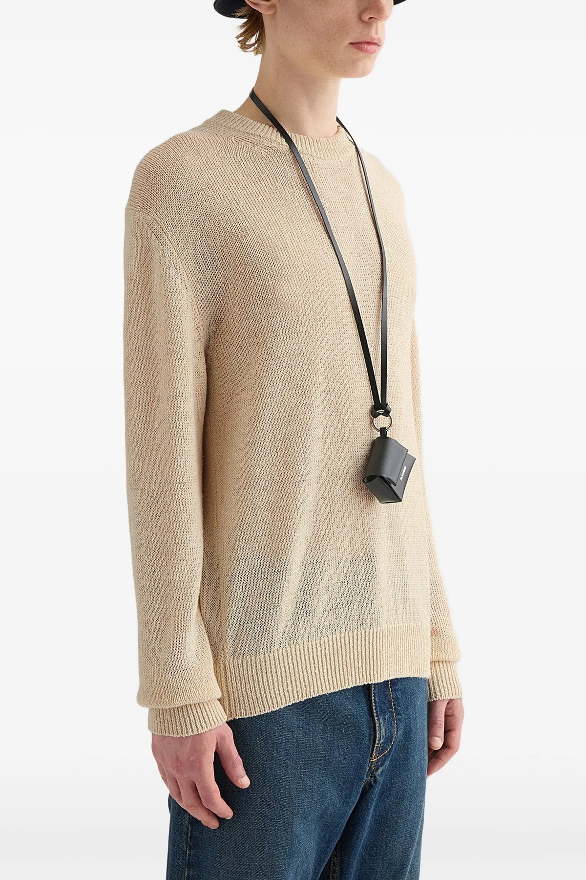 JIL SANDER Silk hemp sweater