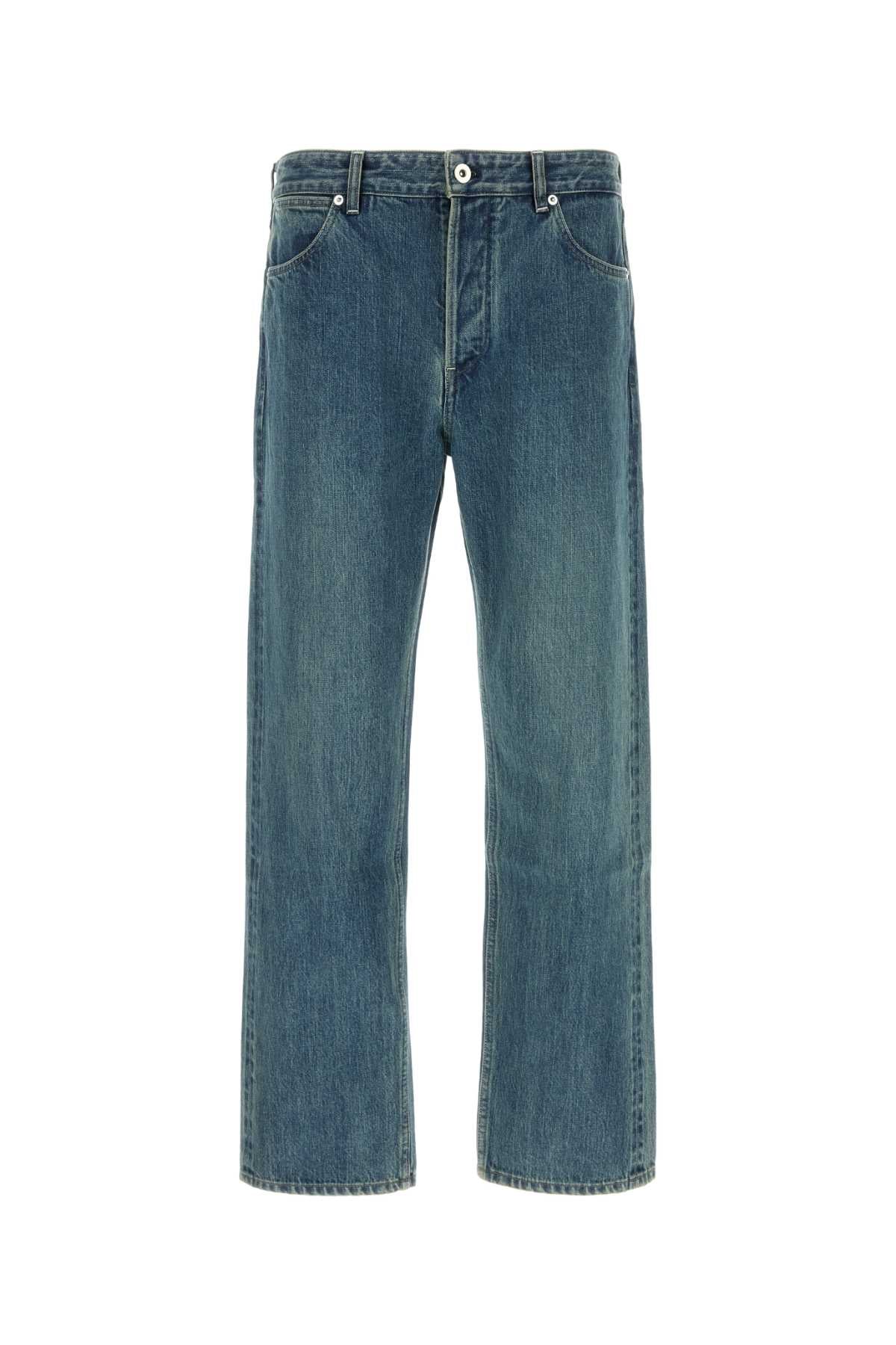 JIL SANDER DENIM TROUSER 266 For Men Tessuto Primario: 100% Cotone - Fodera Tasche: 100% Cotone - Applicazione: 100% Pelle Bovina