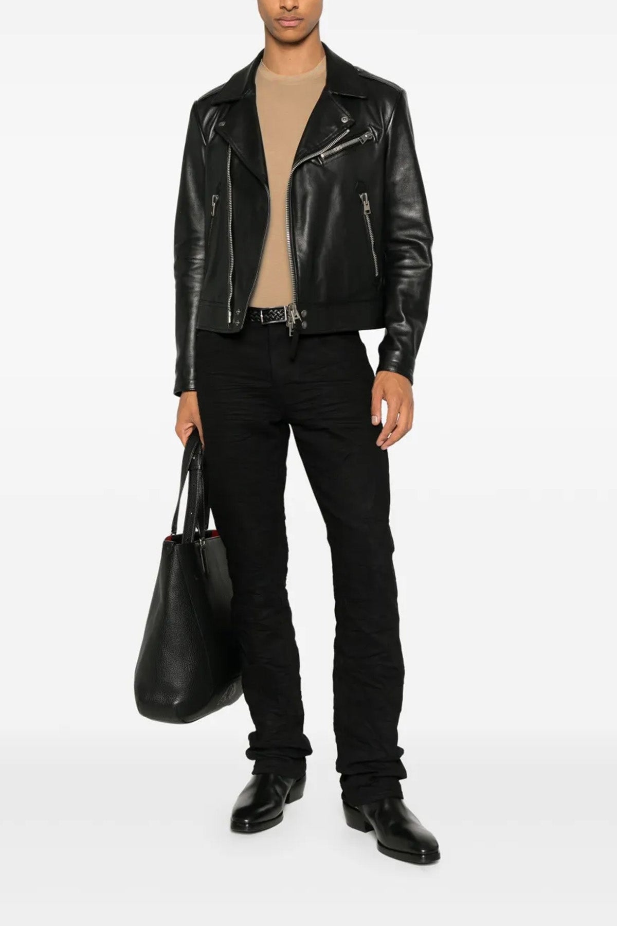 tom ford Logo embroidery t-shirt