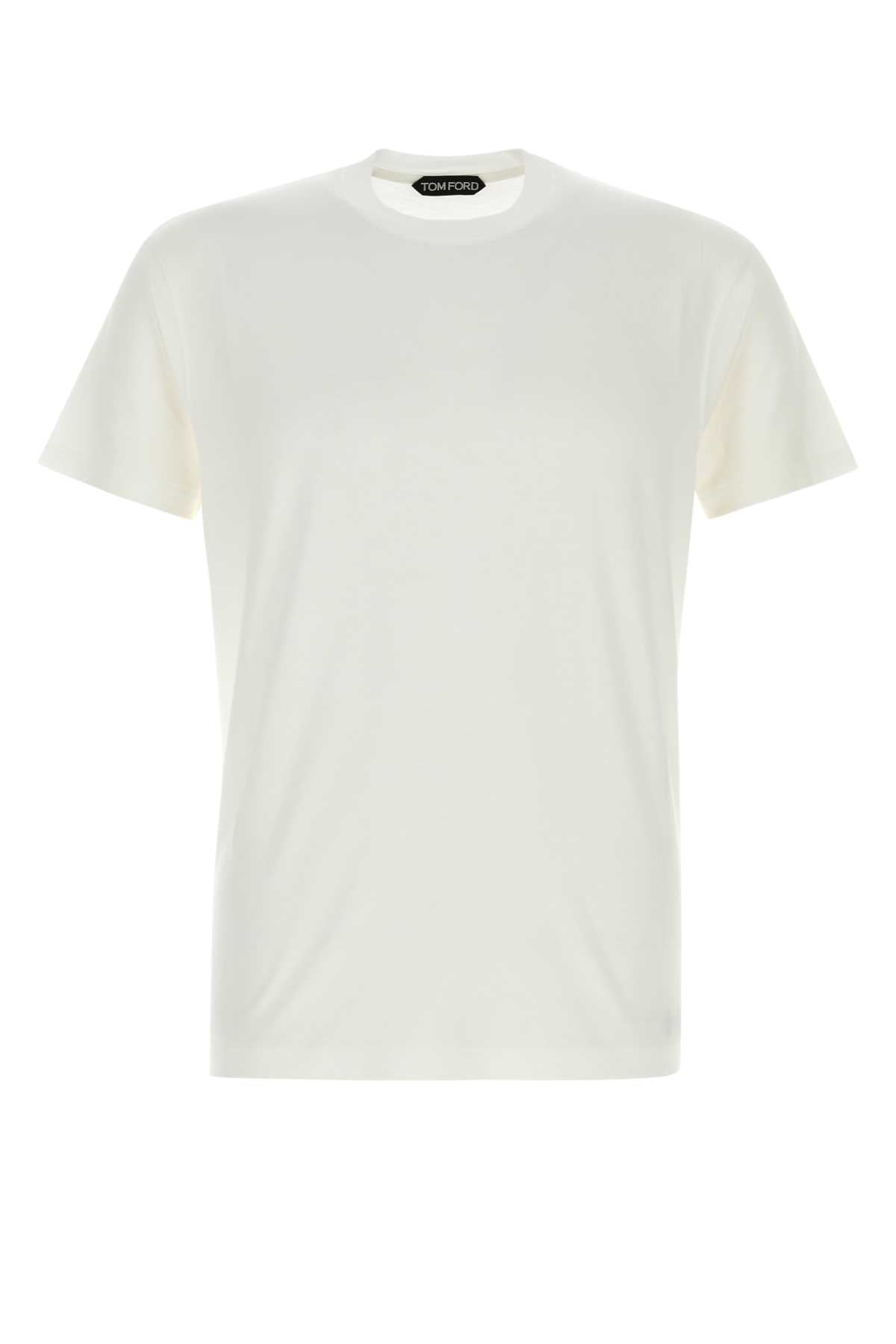TOM FORD LYOCELL COTTON SS CREW NECK For Men Fabric: 67%Lyocell - 33%Cotton
