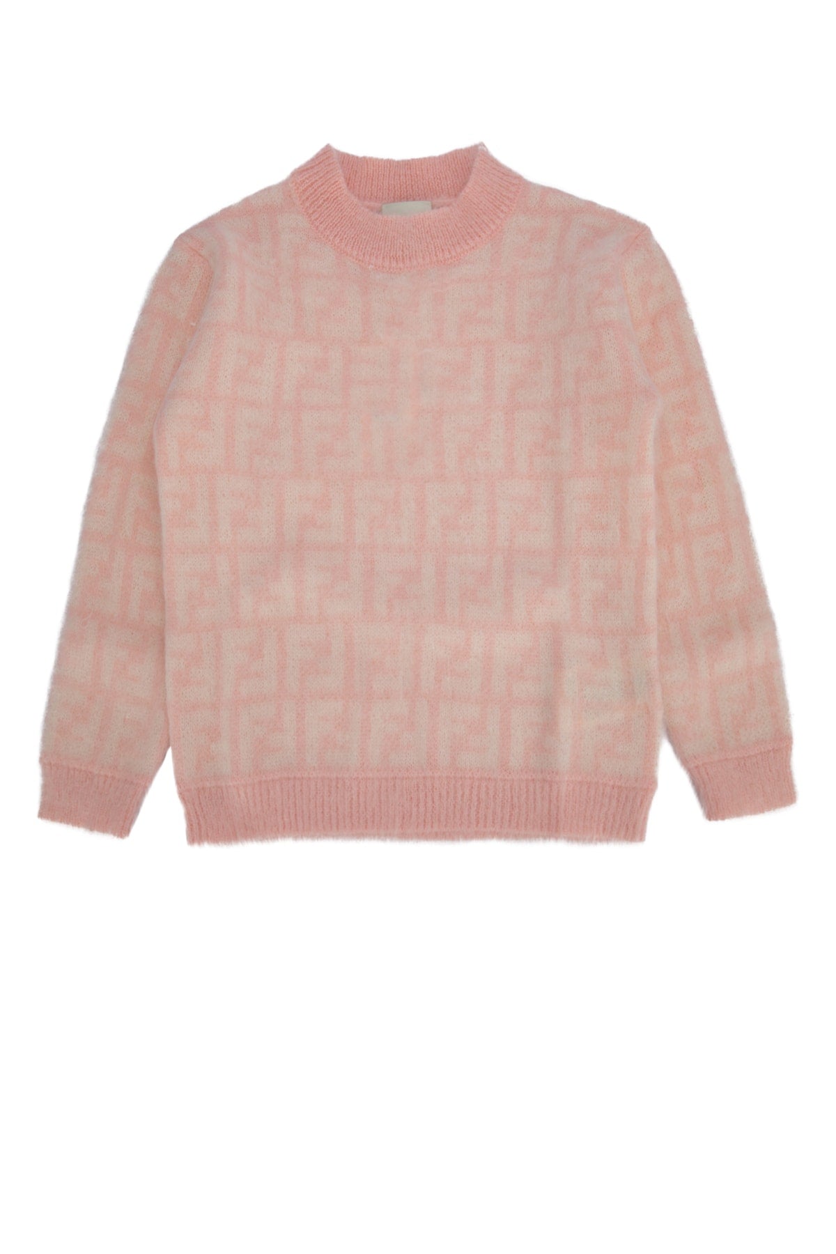 FENDI KIDS PULLOVER FF FLUFFY MOHA