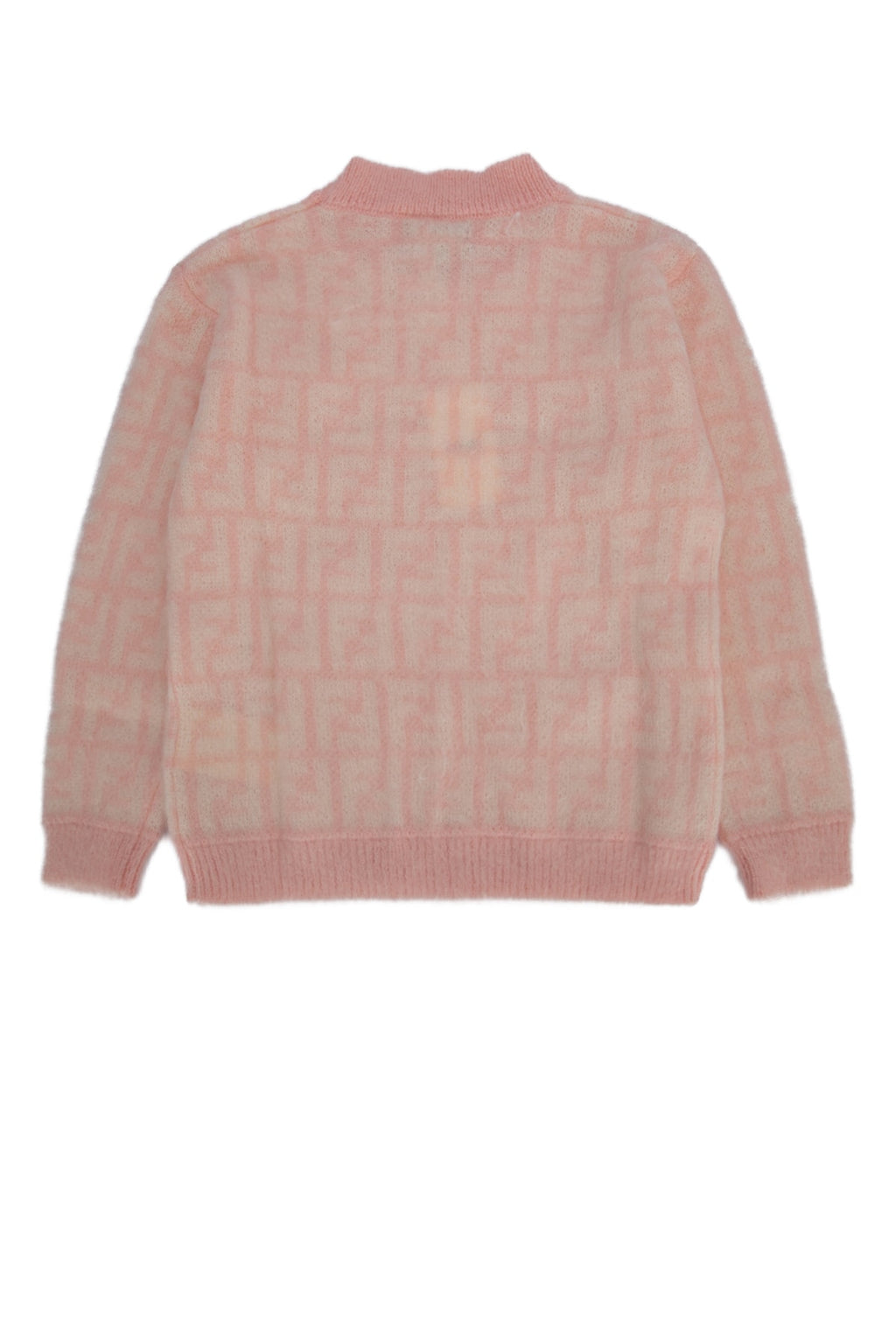 FENDI KIDS PULLOVER FF FLUFFY MOHA