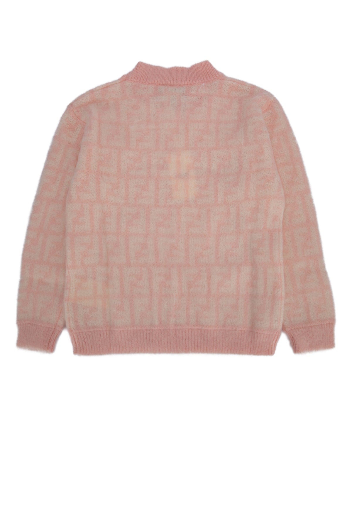 FENDI KIDS PULLOVER FF FLUFFY MOHA