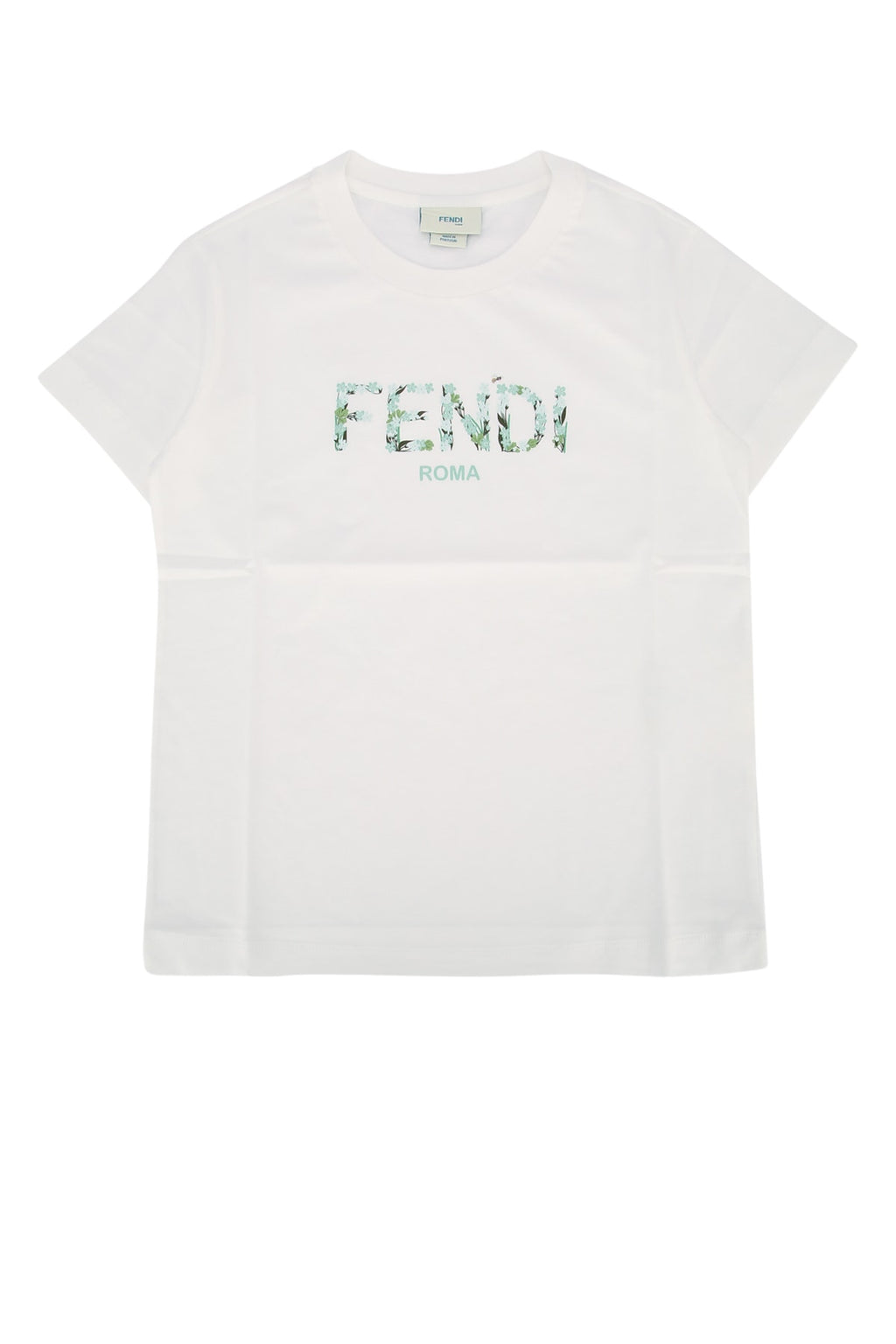 FENDI KIDS T-SHIRT JERSEY TINTO For KIDS 100% Cotton