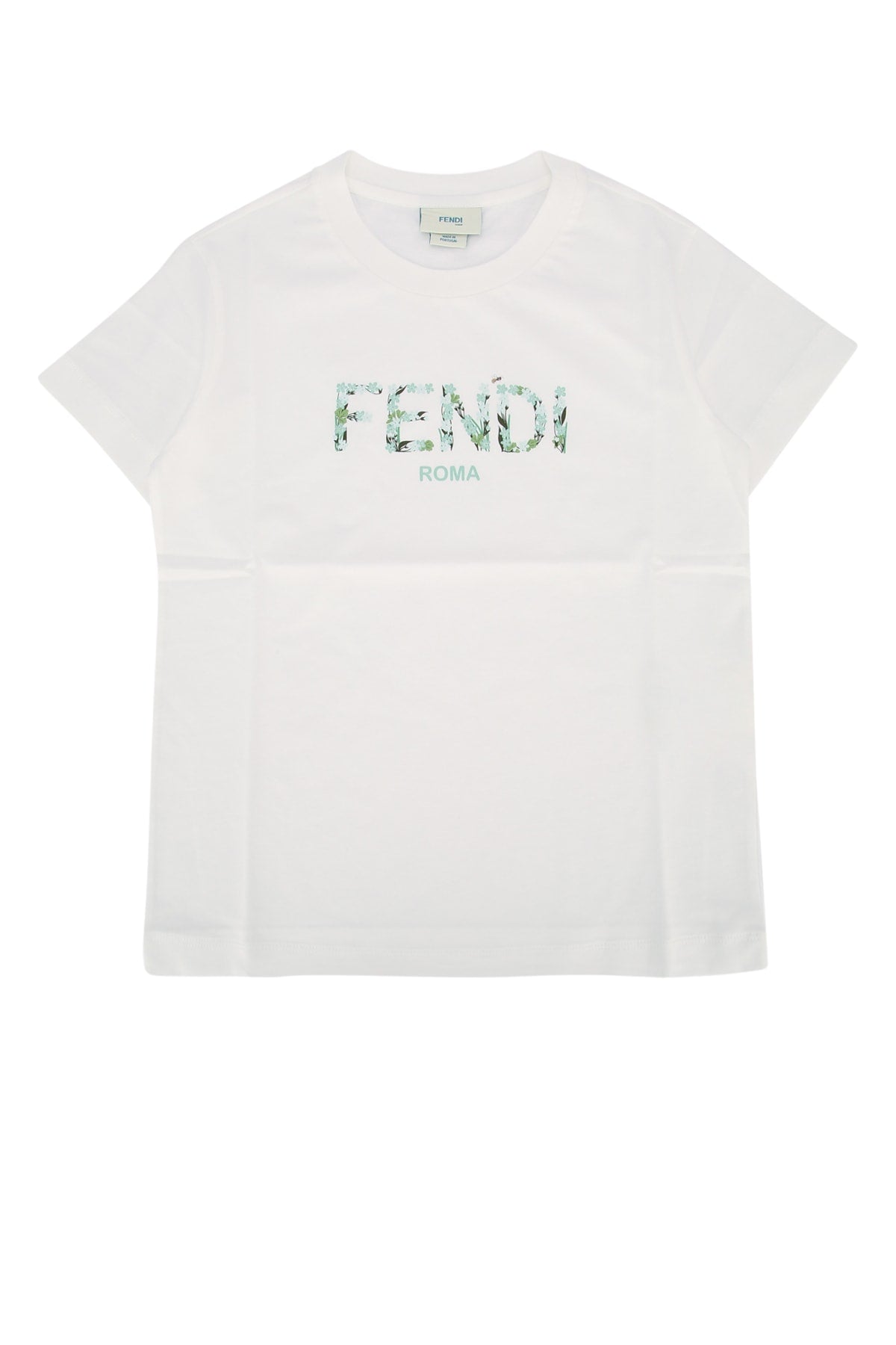 FENDI KIDS T-SHIRT JERSEY TINTO For KIDS 100% Cotton