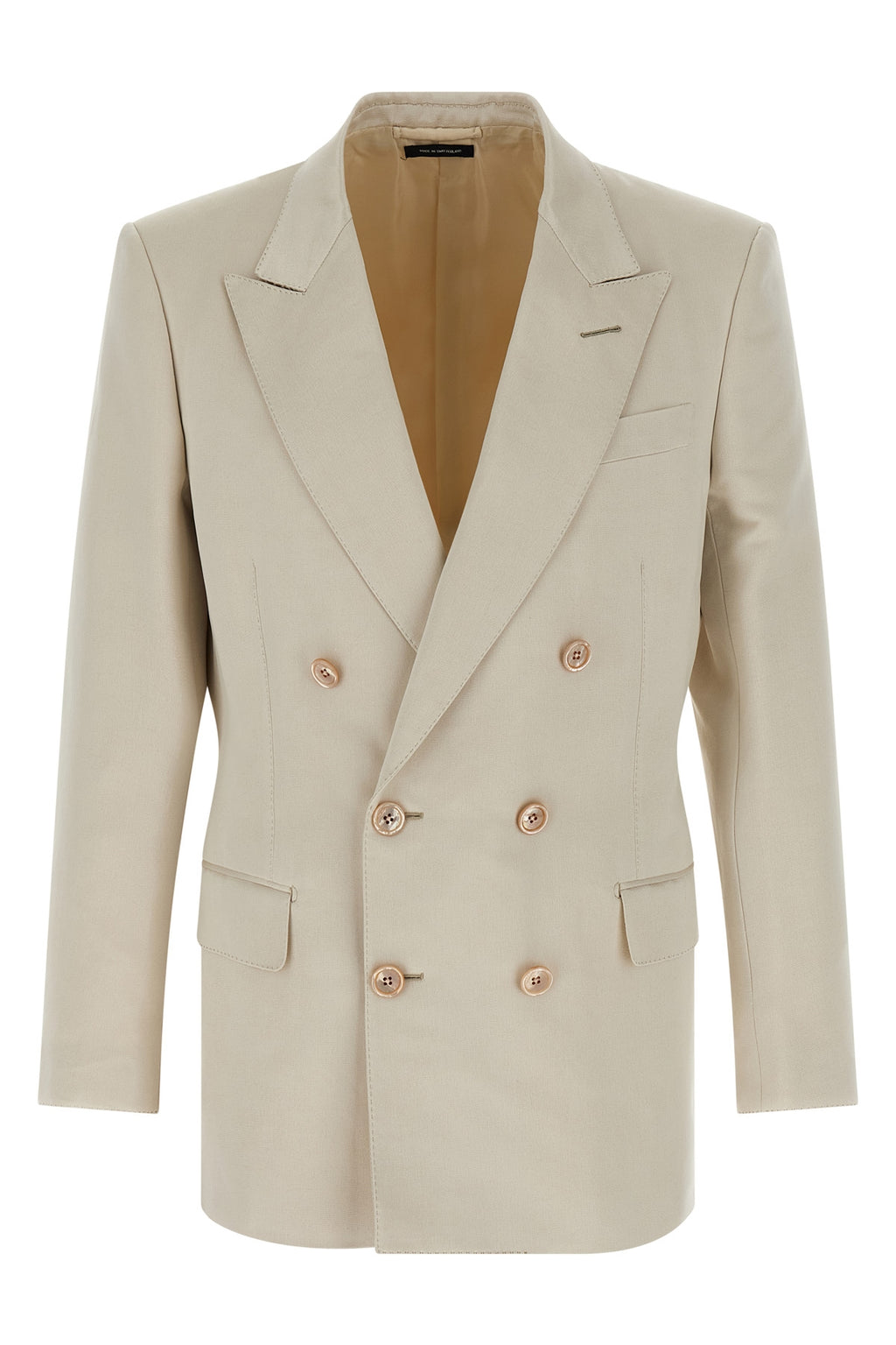 TOM FORD Double-breasted blazer For Men 61% cotton, 39% silk