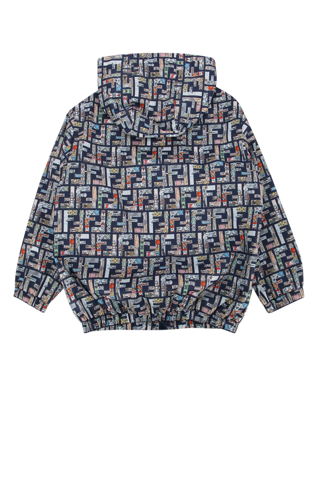 FENDI KIDS K-WAY NYLON FF ANIMA