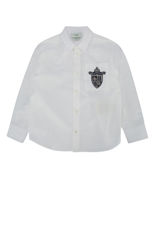 FENDI KIDS CAMICIA POPELINE For KIDS 100%CO+BOTT:100%MDP