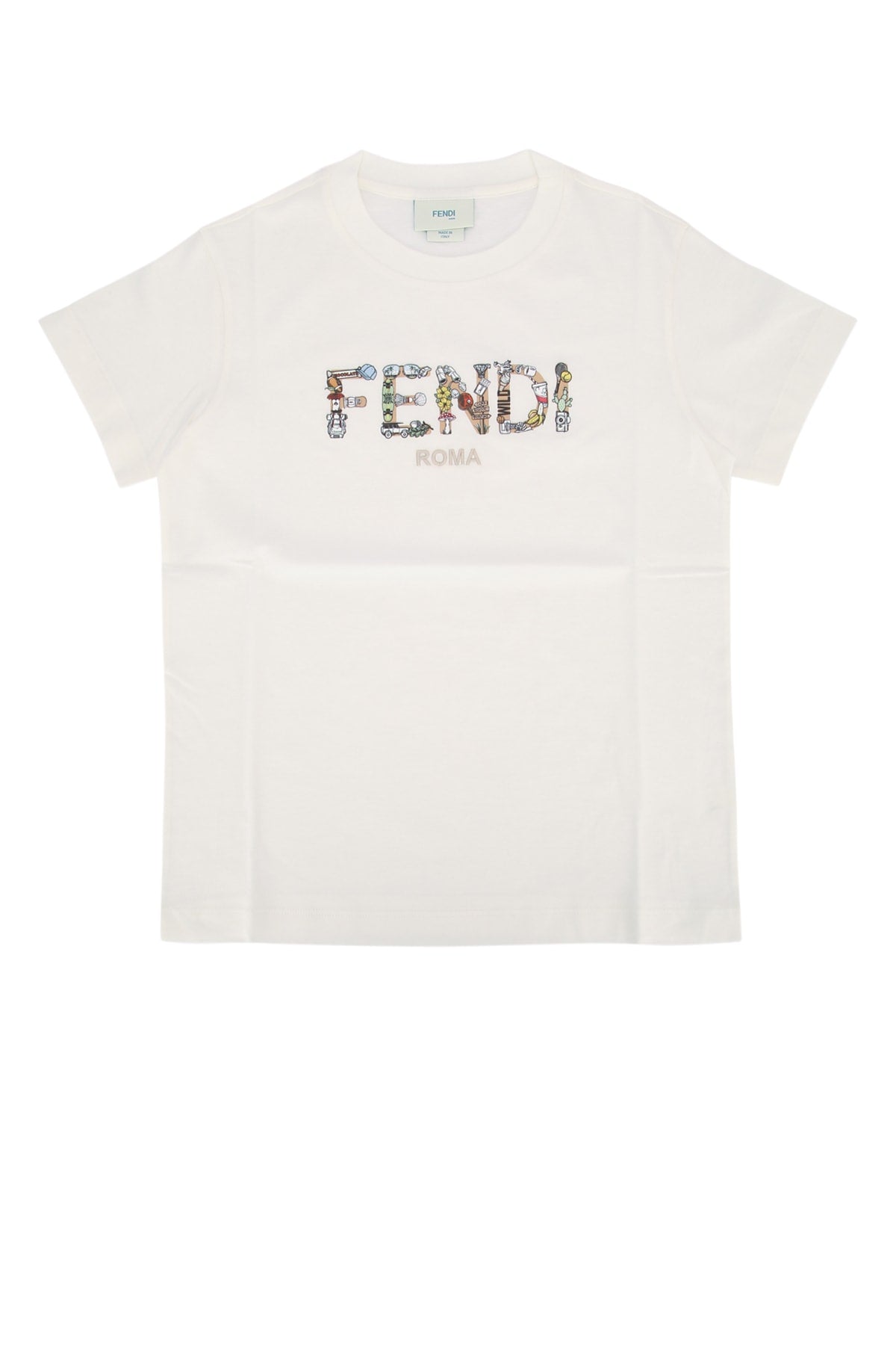 FENDI KIDS T-SHIRT JERSEY TINTO For KIDS 100%CO
