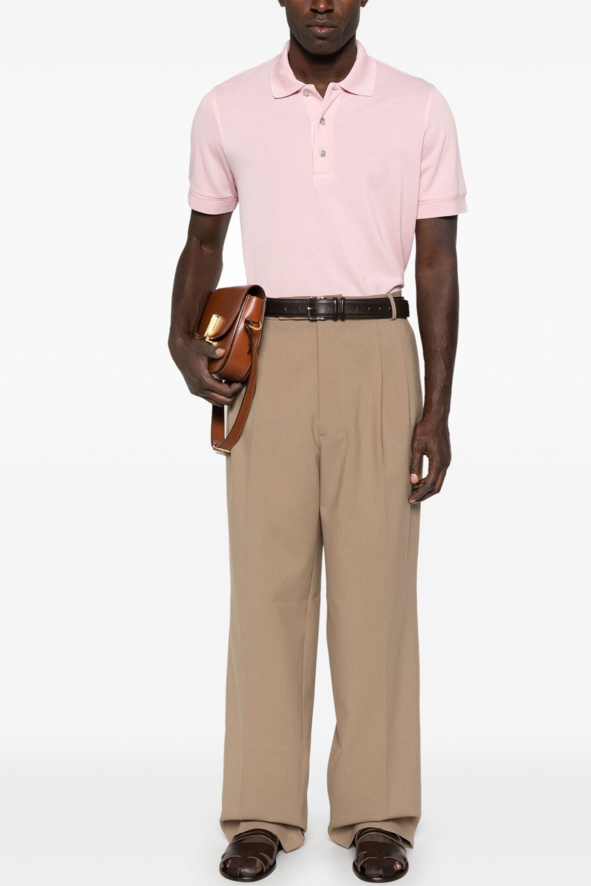 TOM FORD Piqué polo shirt For Men 67% lyocell 33% cotton