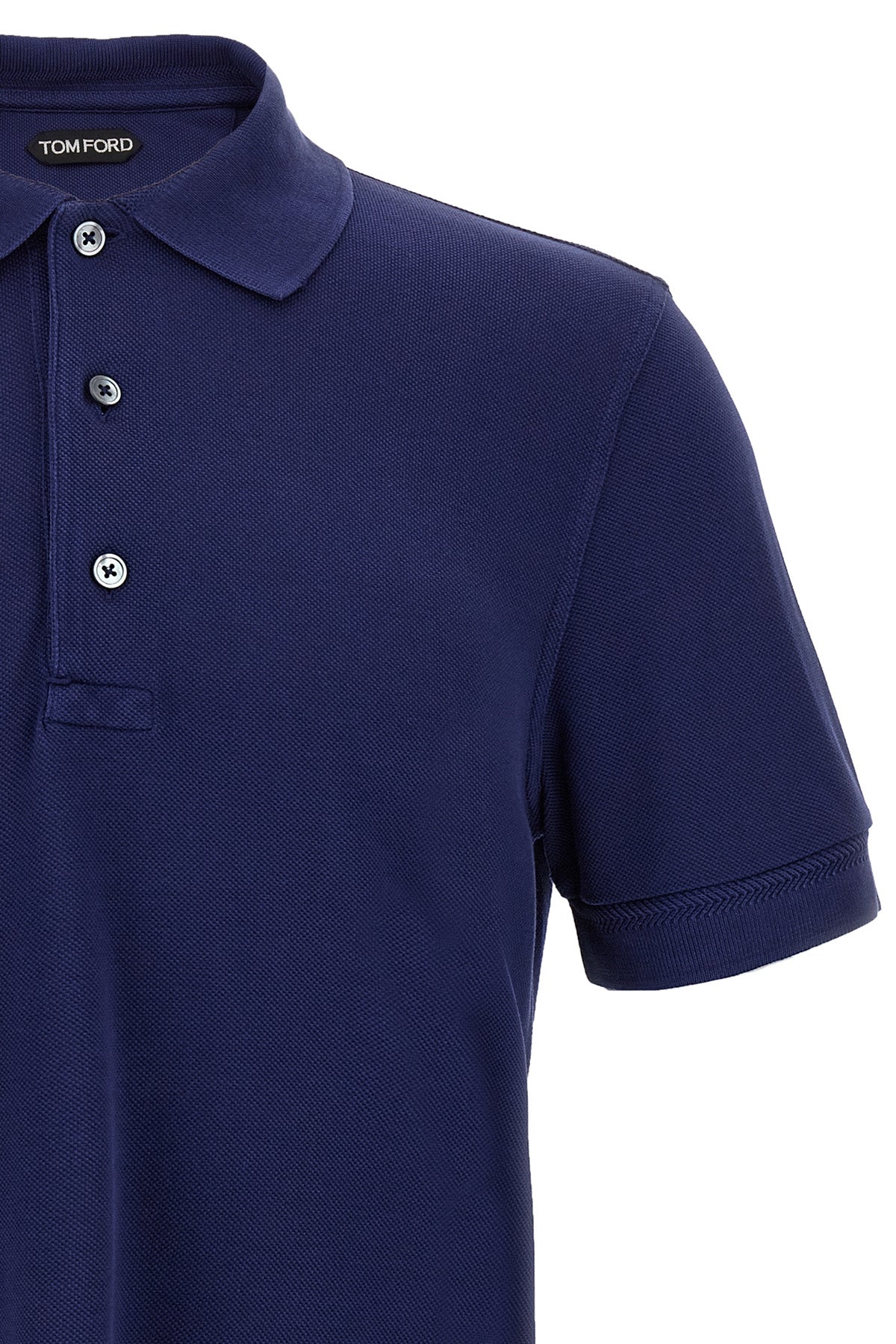 TOM FORD Piqué polo shirt For Men 67% lyocell 33% cotton