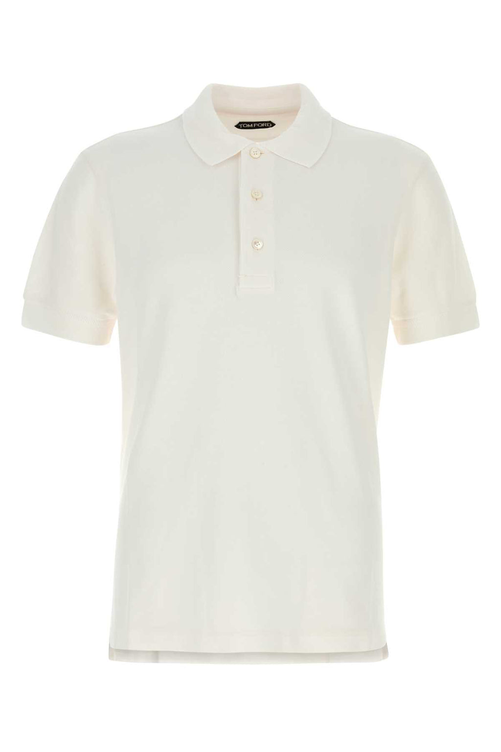 TOM FORD LYOCELL PIQUET SS POLO For Men Fabric: 67%Lyocell - 33%Cotton / Button: 100%Mother of Pearl