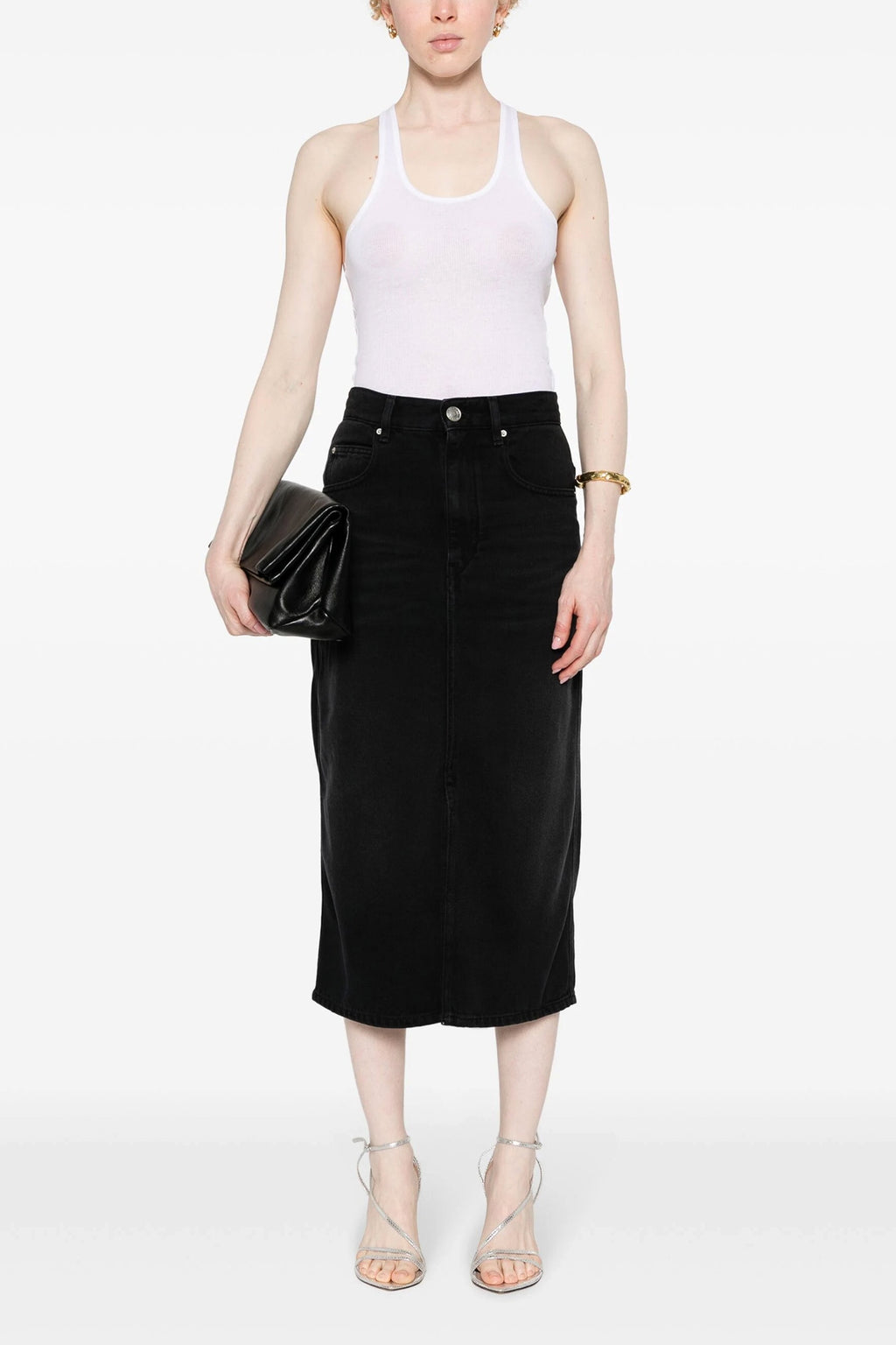 ISABEL MARANT 'Tilauria' skirt For Women 77% lyocell 23% cotton