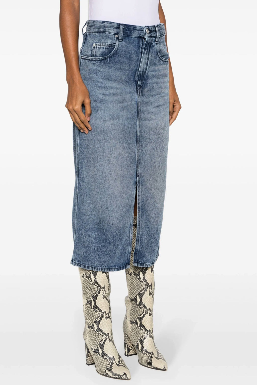 ISABEL MARANT 'Tilauria' skirt For Women 77% lyocell 23% cotton