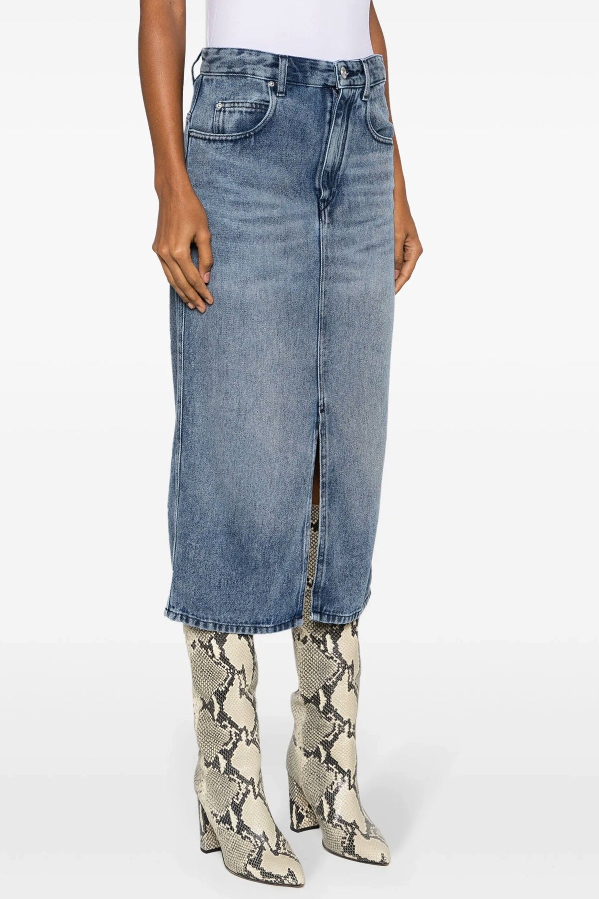 ISABEL MARANT 'Tilauria' skirt For Women 77% lyocell 23% cotton