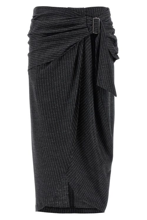 ISABEL MARANT 'Reilly' midi skirt For Women 86% virgin wool, 14% cotton