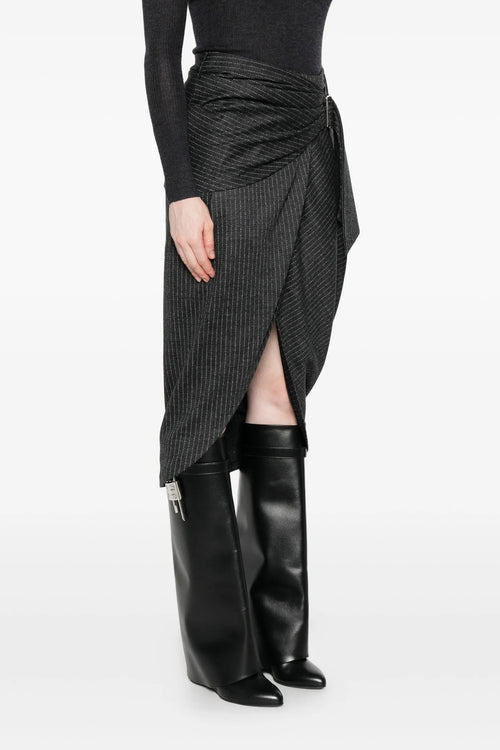 ISABEL MARANT 'Reilly' midi skirt For Women 86% virgin wool, 14% cotton