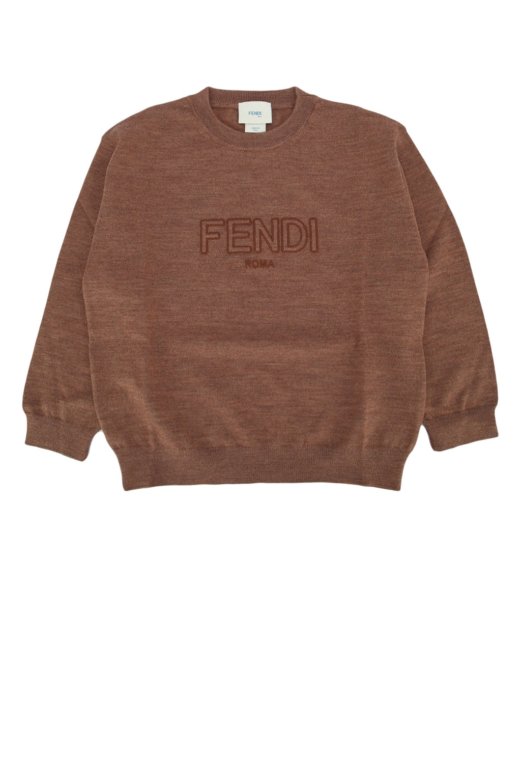 FENDI KIDS GIROCOLLO LIGHT WOOL KNI