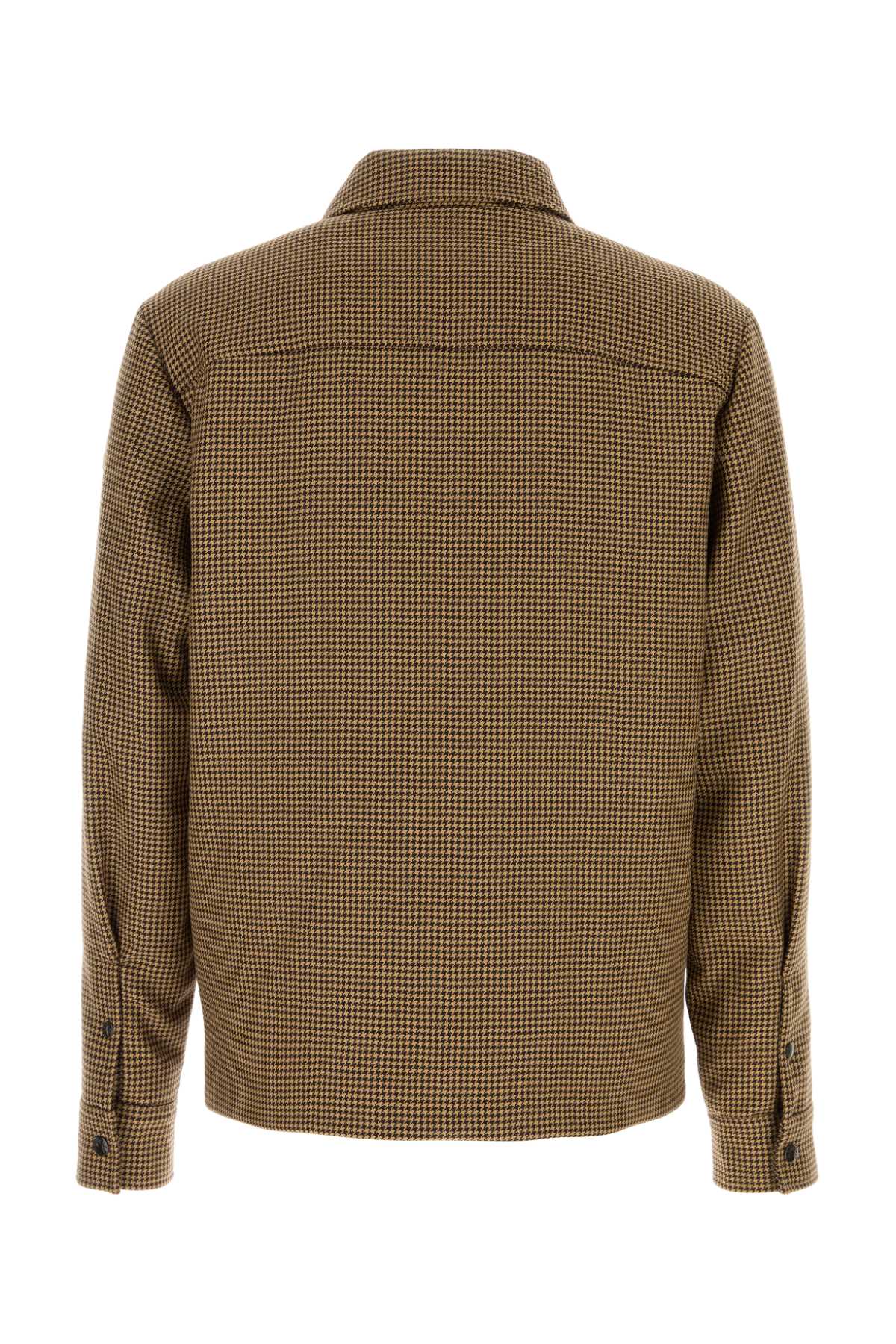 MONCLER ESCAUT SHIRT JACKET For Men Exterior: 100% Virgin wool Lining: 100% Nylon Padding: 90% Down 10% Feahter