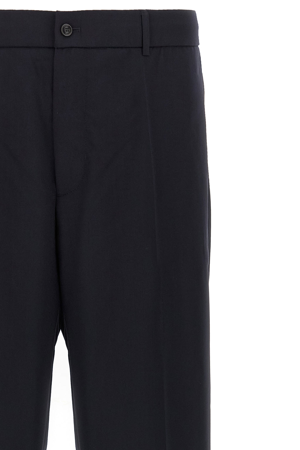 MONCLER Wool pants For Men 54% virgin wool 45% polyester 1% elastane