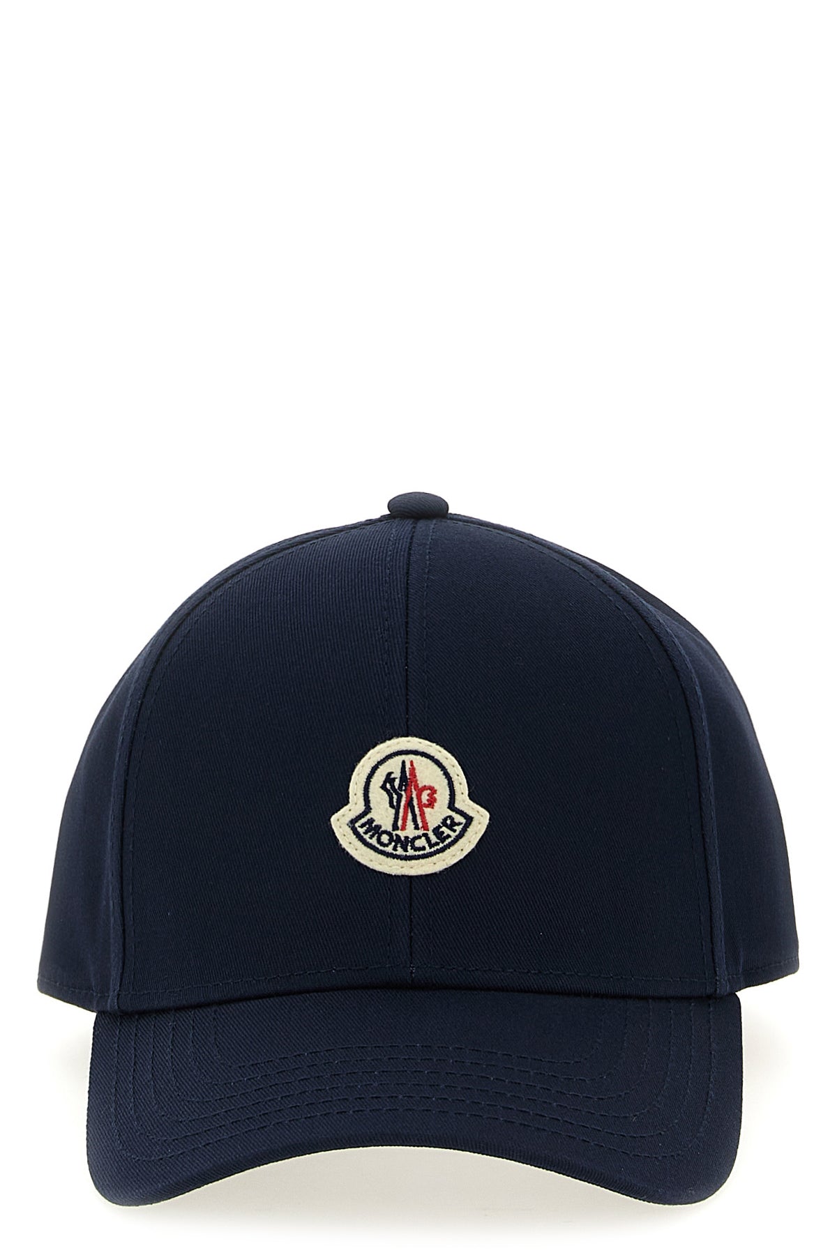 MONCLER Logo patch cap For Men 100% cotton