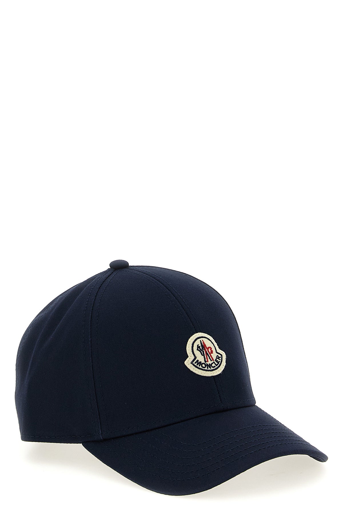 MONCLER Logo patch cap For Men 100% cotton