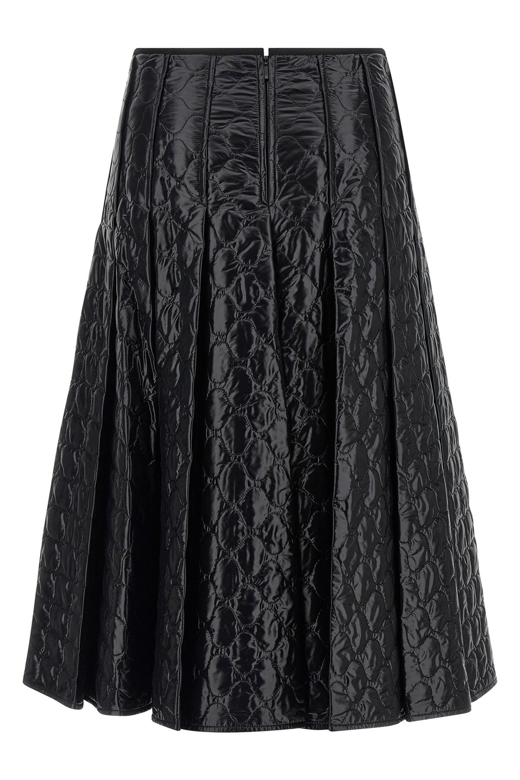 MONCLER Laqué nylon skirt For Women 100% polyamide