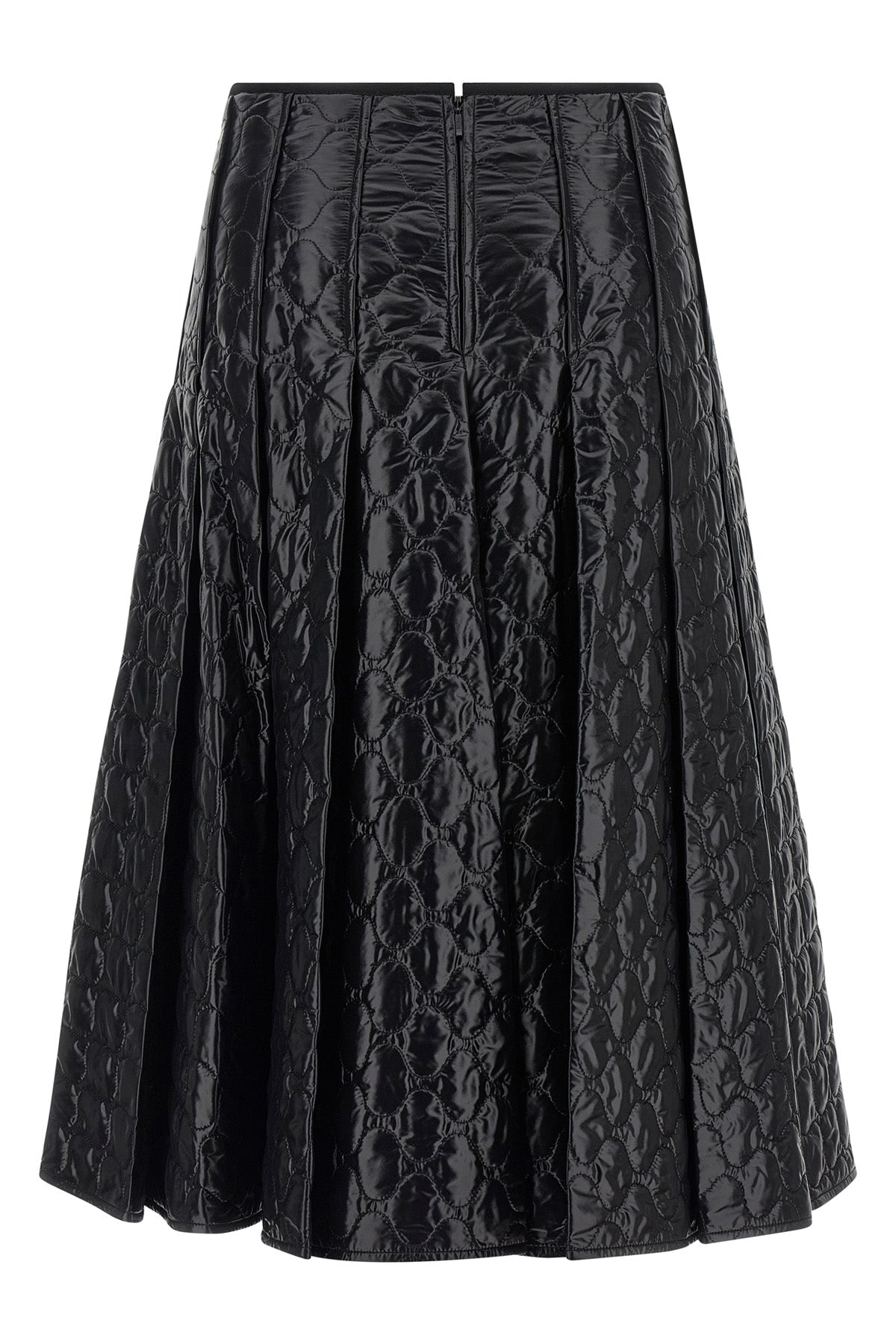 MONCLER Laqué nylon skirt For Women 100% polyamide
