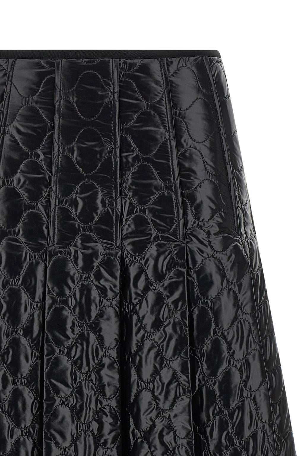 MONCLER Laqué nylon skirt For Women 100% polyamide