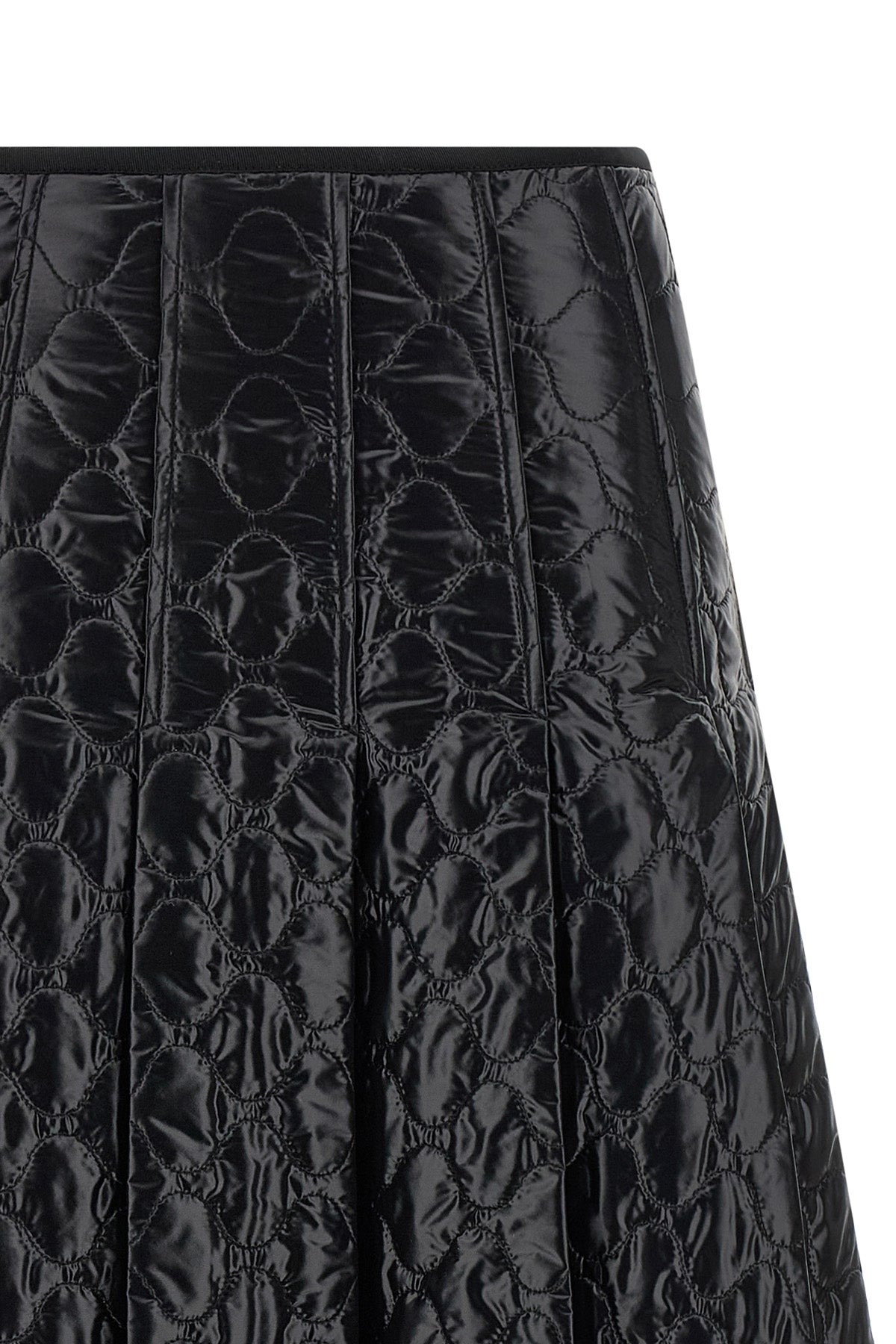 MONCLER Laqué nylon skirt For Women 100% polyamide