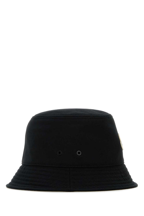 MONCLER BUCKET HAT For Women Exterior: 85% Polyester 15% Cotton Lining: 100% Cotton