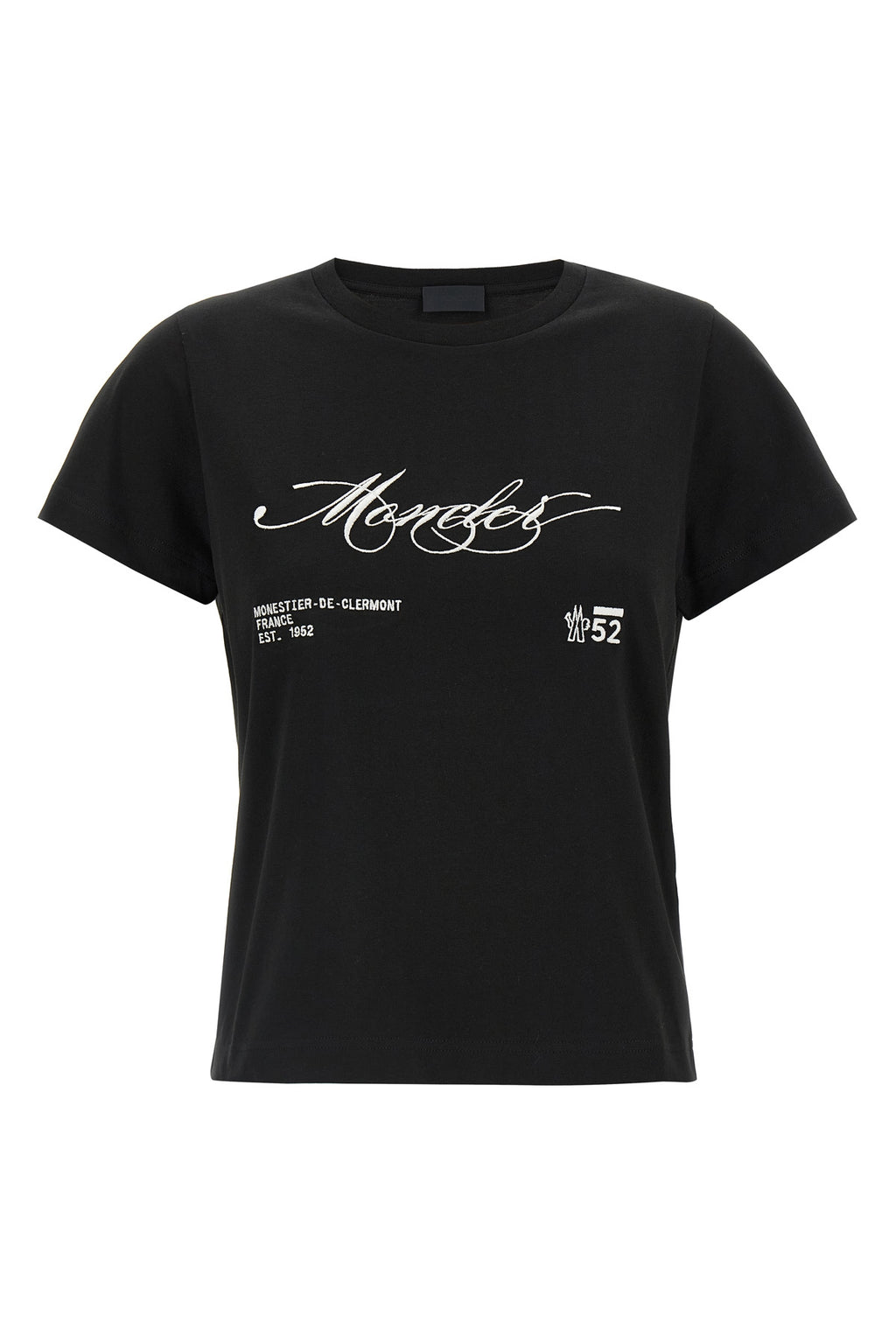 MONCLER Embroidery t-shirt For Women 100% cotton