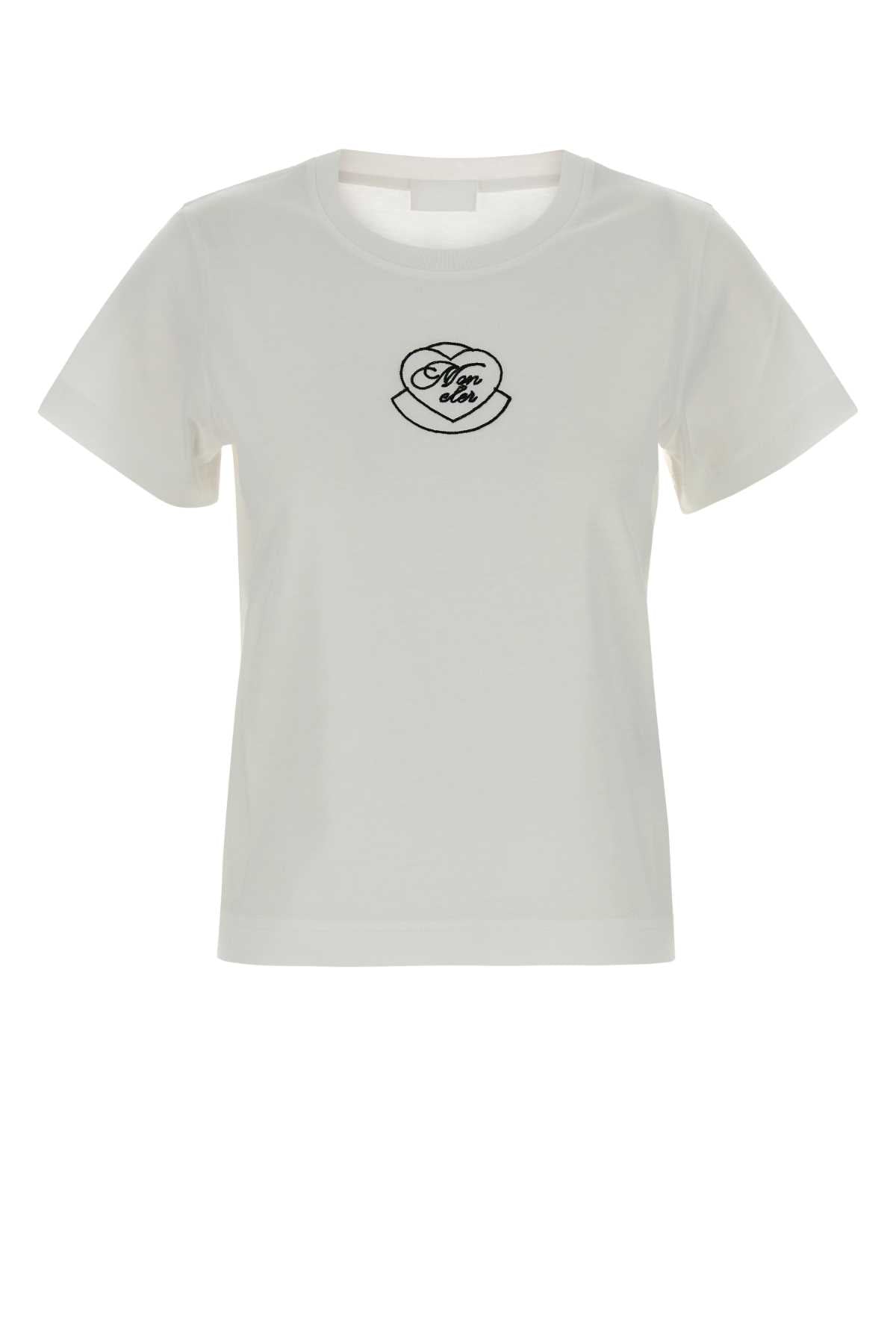 MONCLER SS T-SHIRT For Women Exterior: 100% Cotton