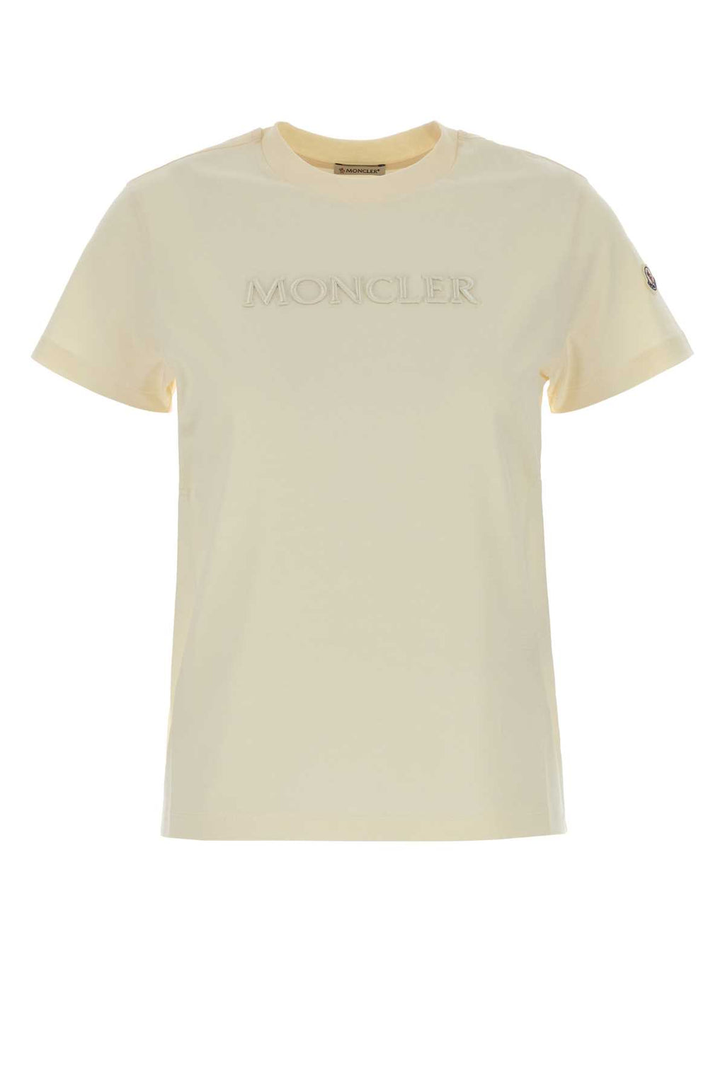 MONCLER SS T-SHIRT For Women Exterior: 100% Cotton