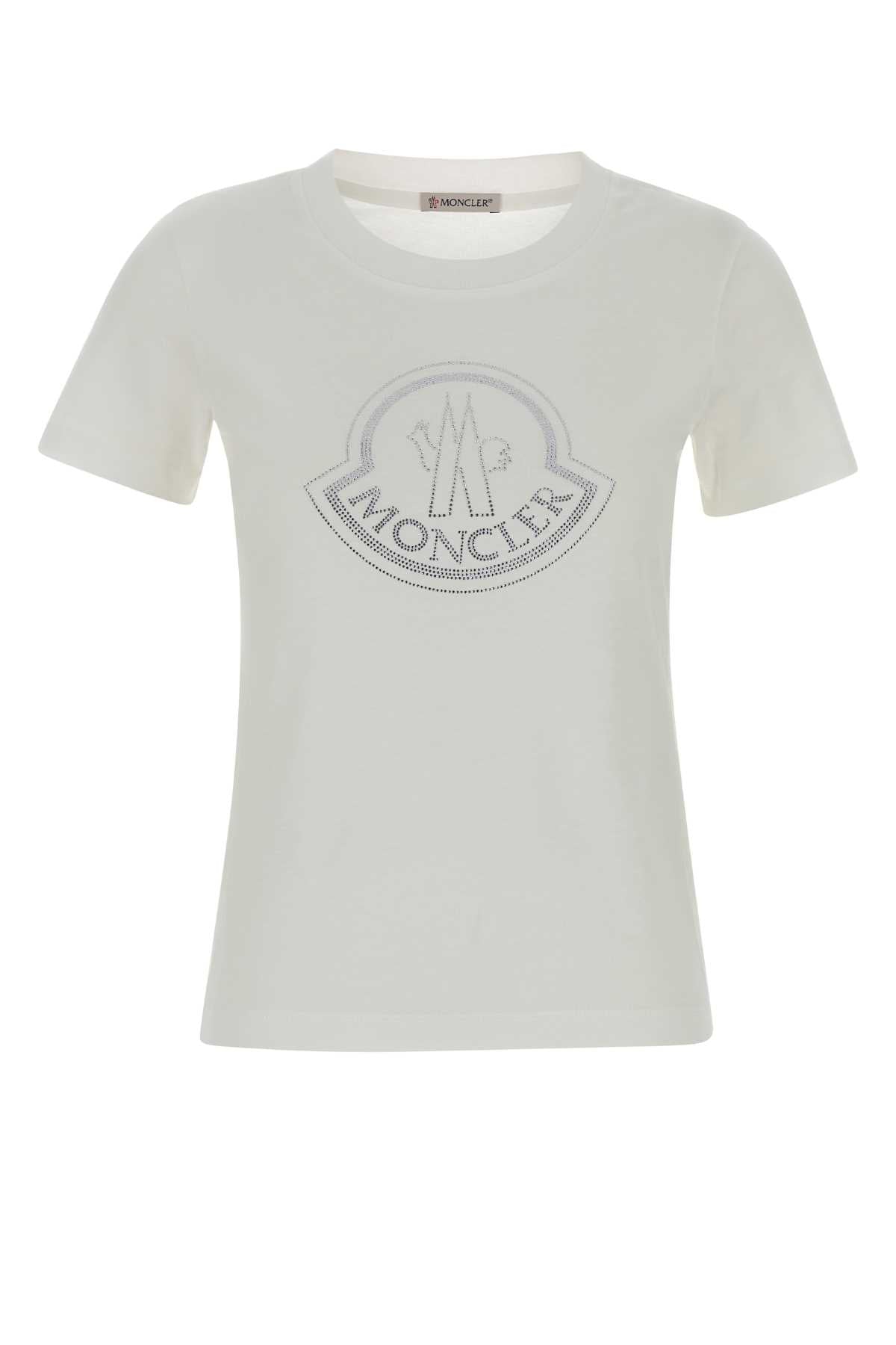 MONCLER SS T-SHIRT For Women Exterior: 100% Cotton